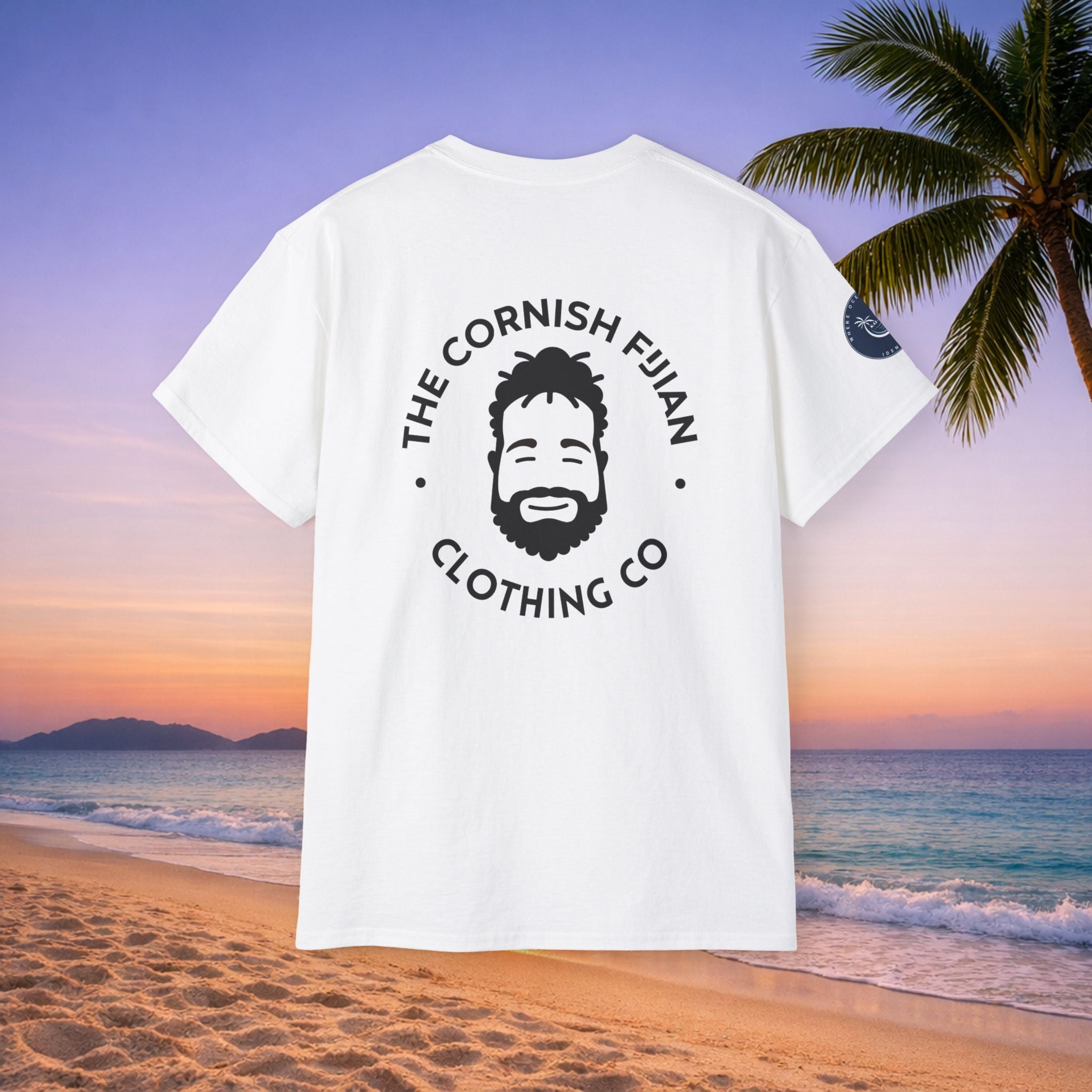 'The Cornish Fijian' Logo Tee — Medium weight T-shirt