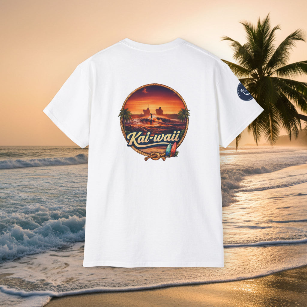 KAI-WAII Sunset Surf T-Shirt