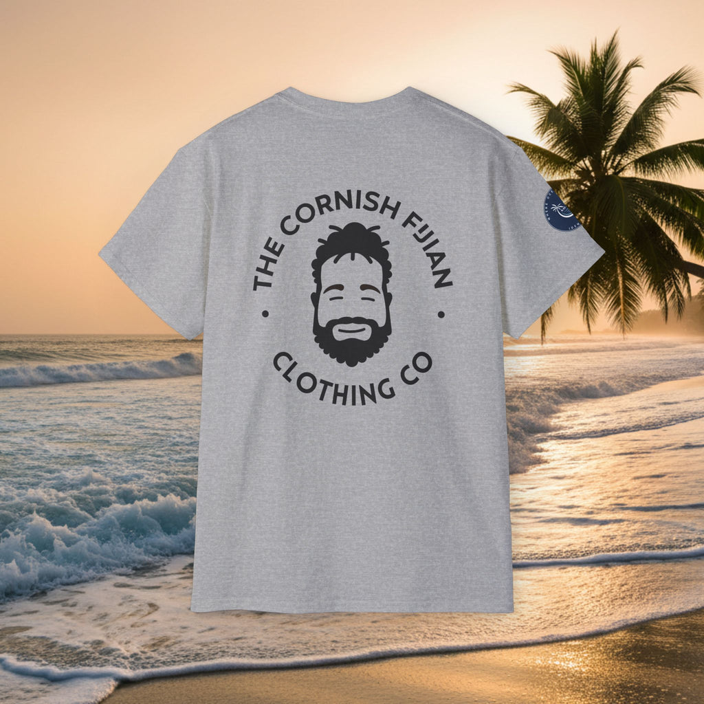 'The Cornish Fijian' Logo Medium Weight T-Shirt