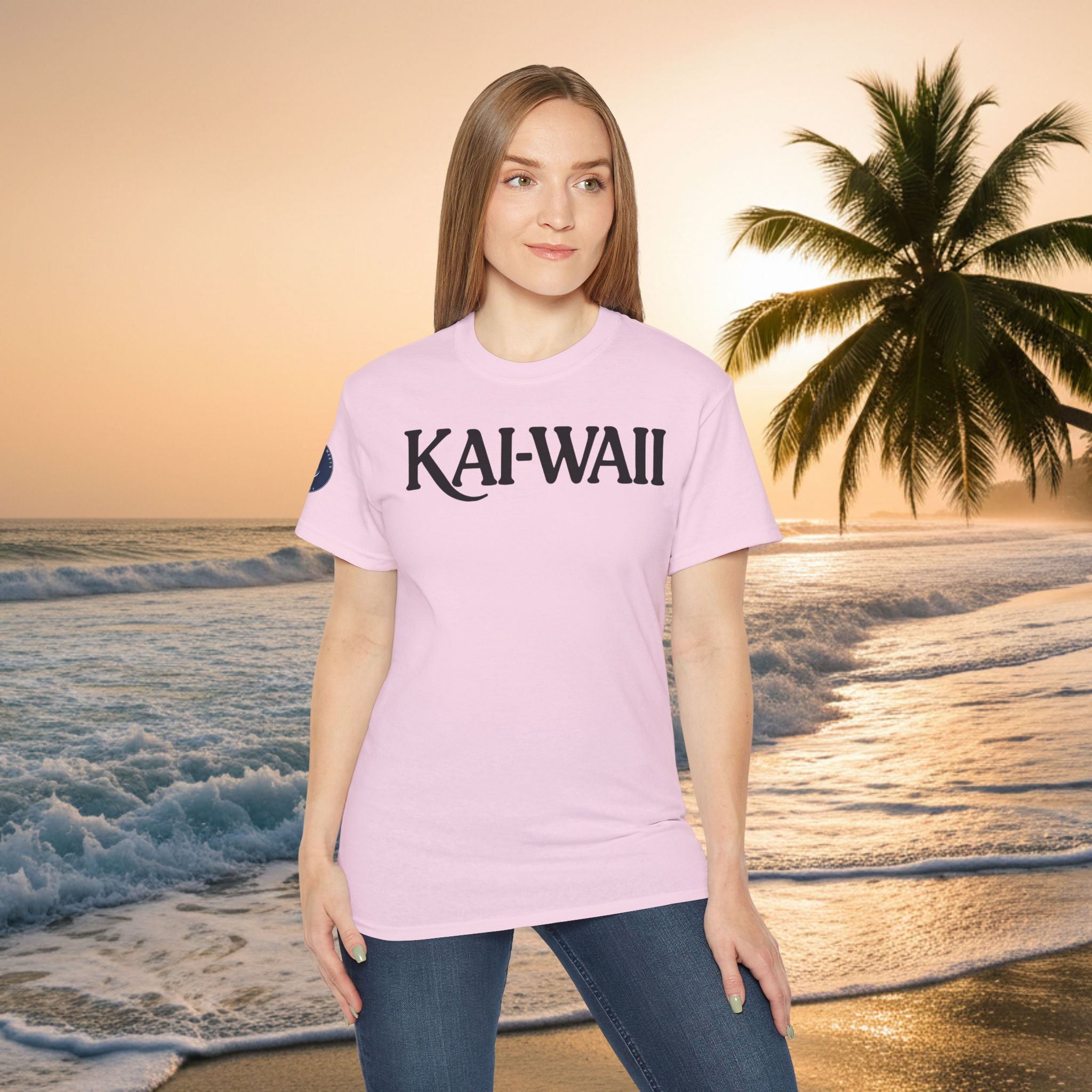 KAI_WAII Beach T-Shirt — Vintage Hawaiian Surf Tee