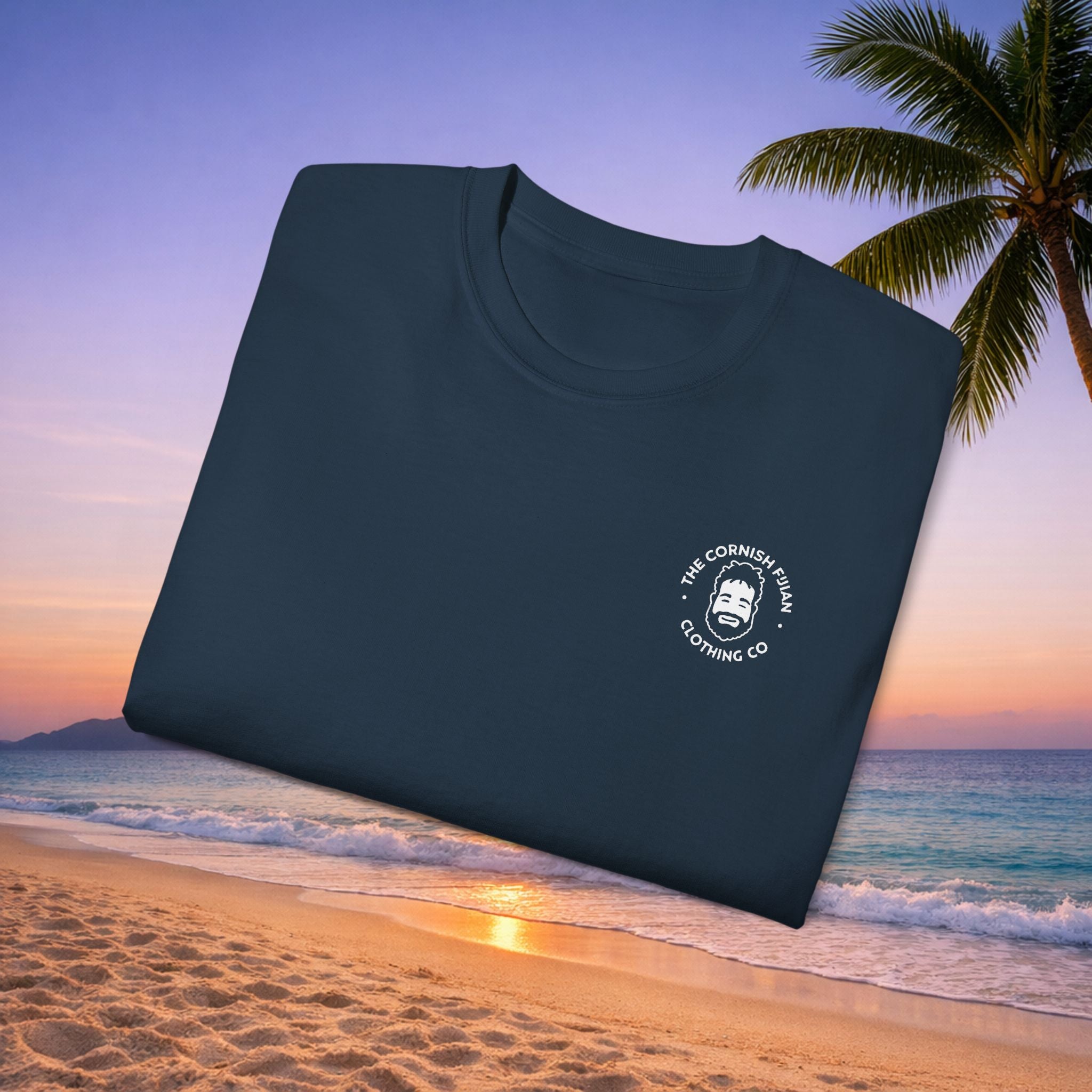 'The Cornish Fijian' Logo Tee — Medium weight T-shirt