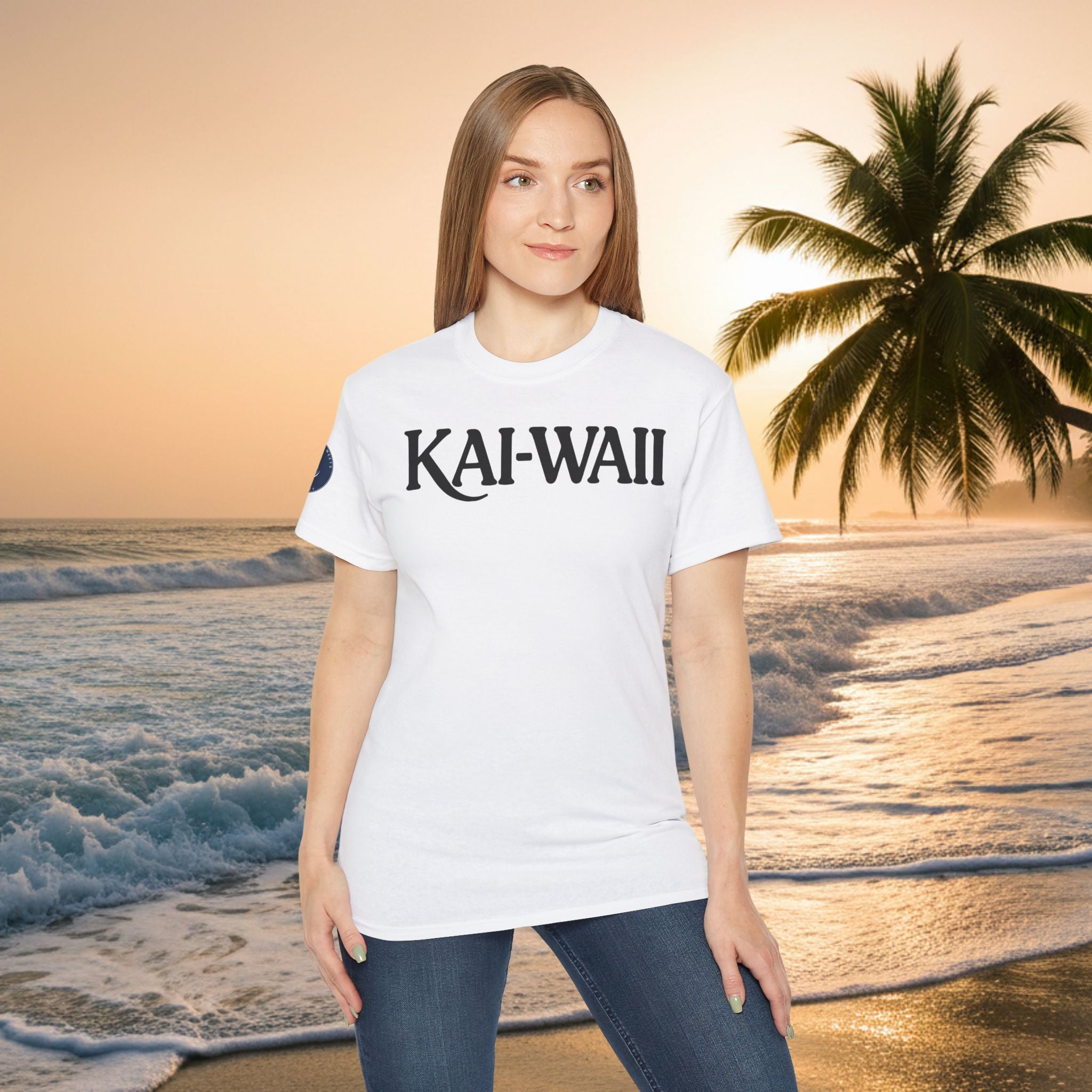 KAI_WAII Beach T-Shirt — Vintage Hawaiian Surf Tee