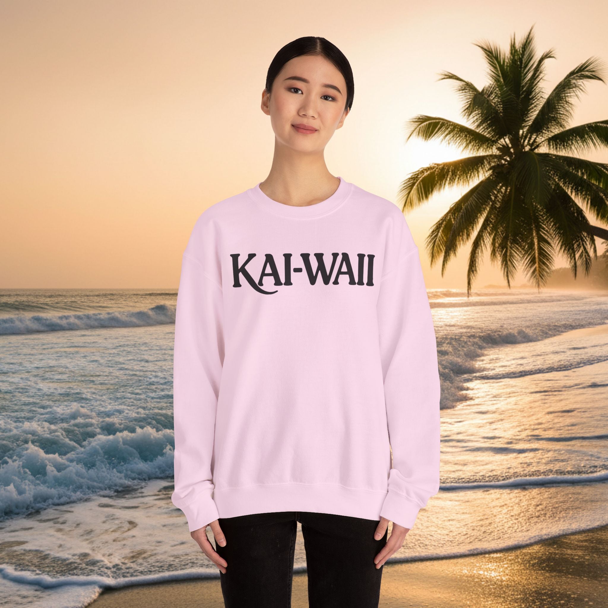 Crewneck Sweatshirt — "Keep Calm and Let Jesus Take the Wheel"