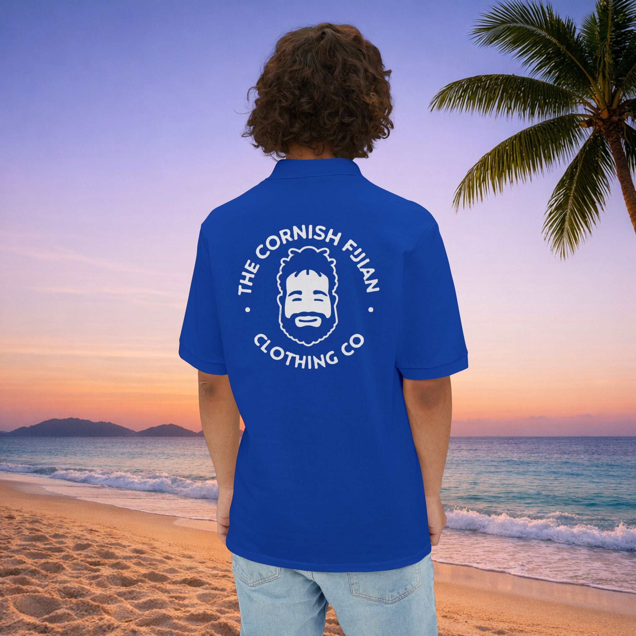 'The Cornish Fijian' - Men's Pique Polo