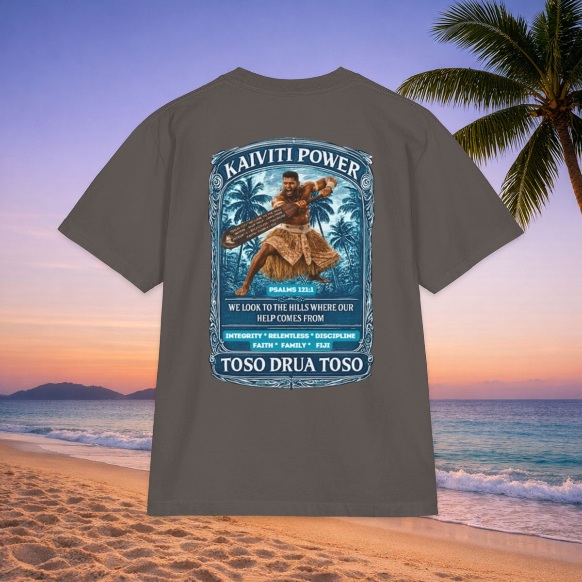 Kaiviti Power Toso Drua Toso - Premium Quality T-Shirt