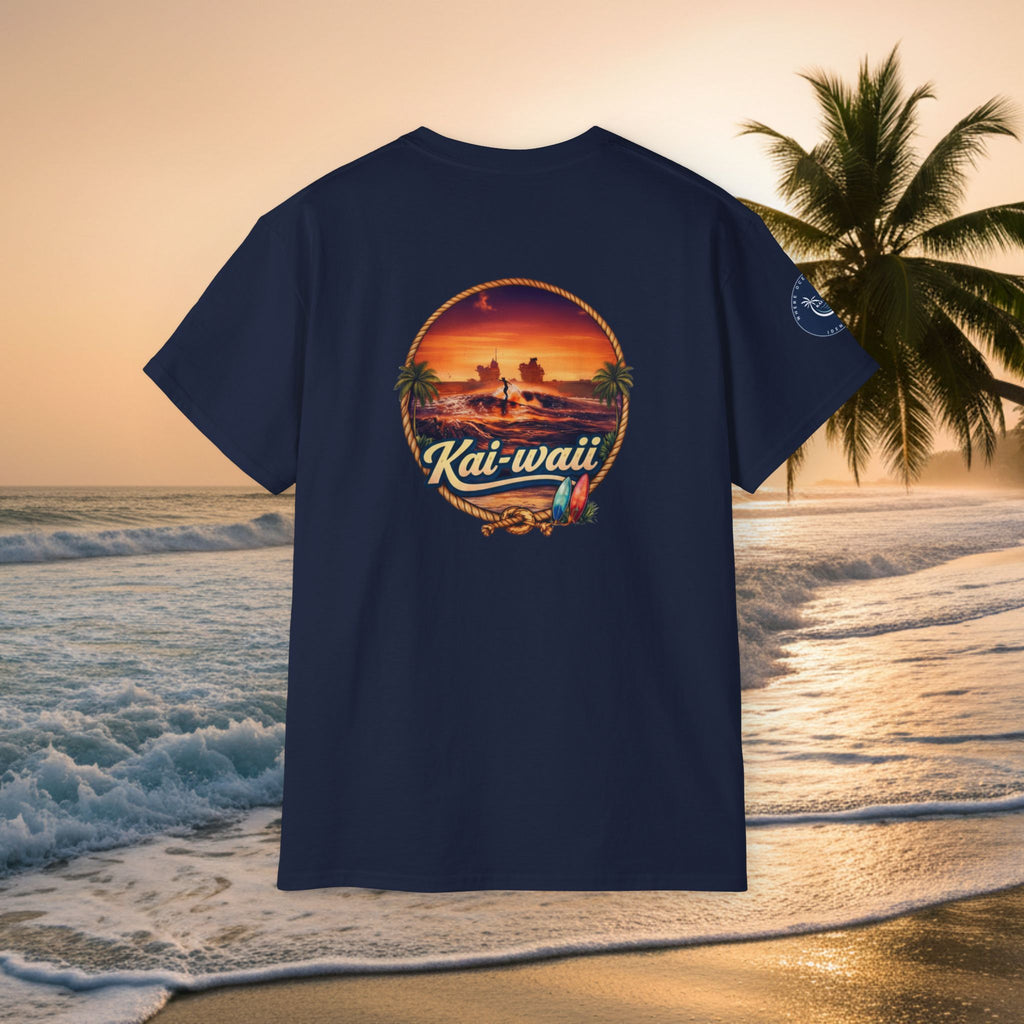 KAI-WAII Sunset Surf T-Shirt
