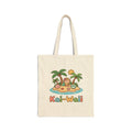 Kai-Waii Beach Tote Bag — Cute Island Cartoon Canvas Tote for Summer