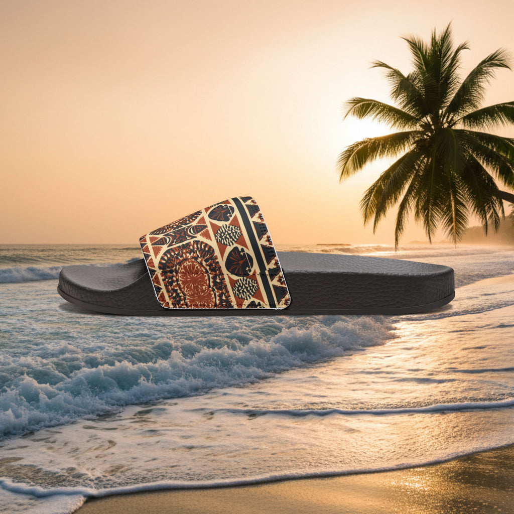 Boho Pattern Removable-Strap Sandals — Women's Slide Sandals for Beach & Summer