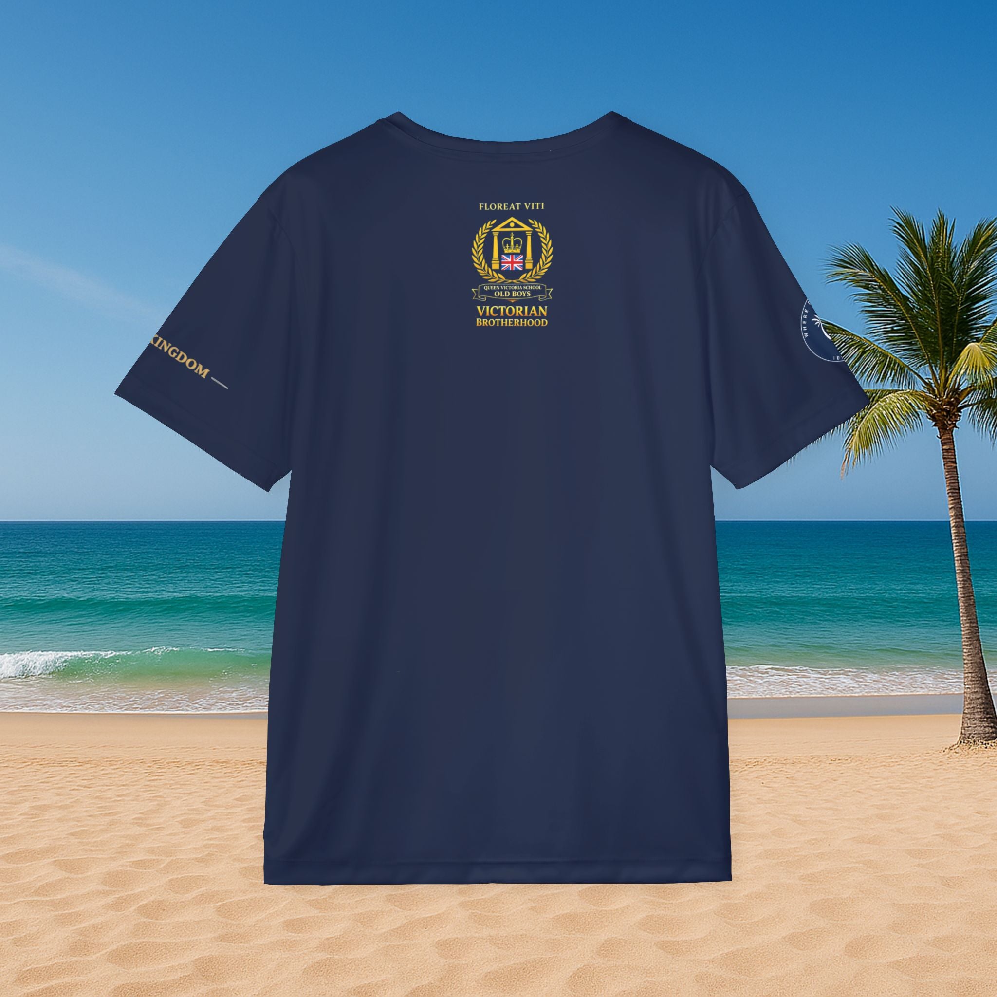 QVSOB - United Kingdom - Navy Blue Men's Sports Jersey