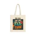 Tote Bag — Tribal Pattern "Kai-Waïi" Cotton Canvas Tote