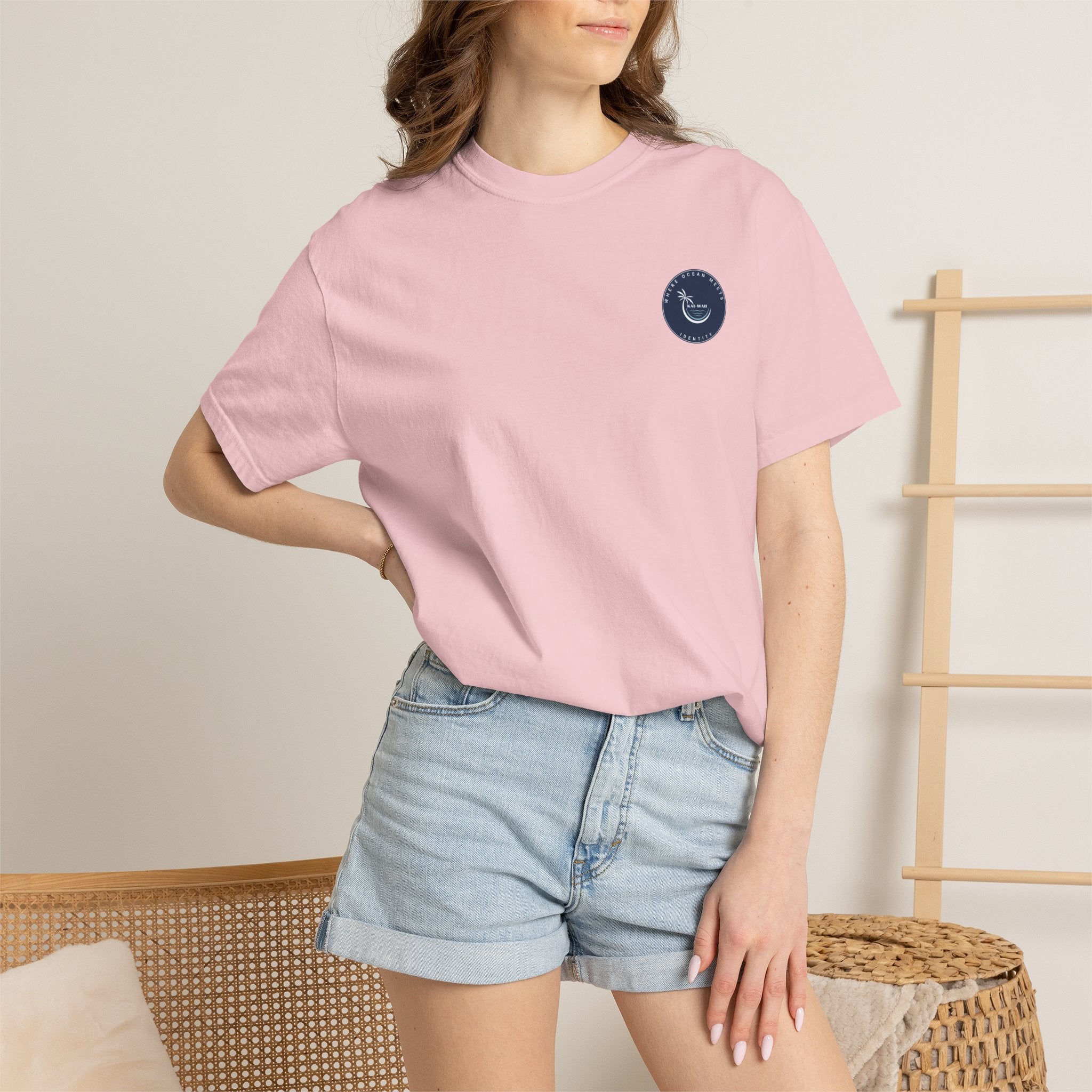 Graphic T-Shirt — "Shit I Don't Have Time For" Beach Sunset Crew Tee