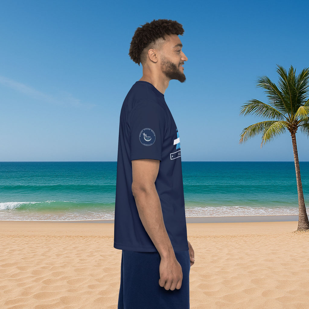 QVSOB - United Kingdom - Navy Blue Men's Sports Jersey