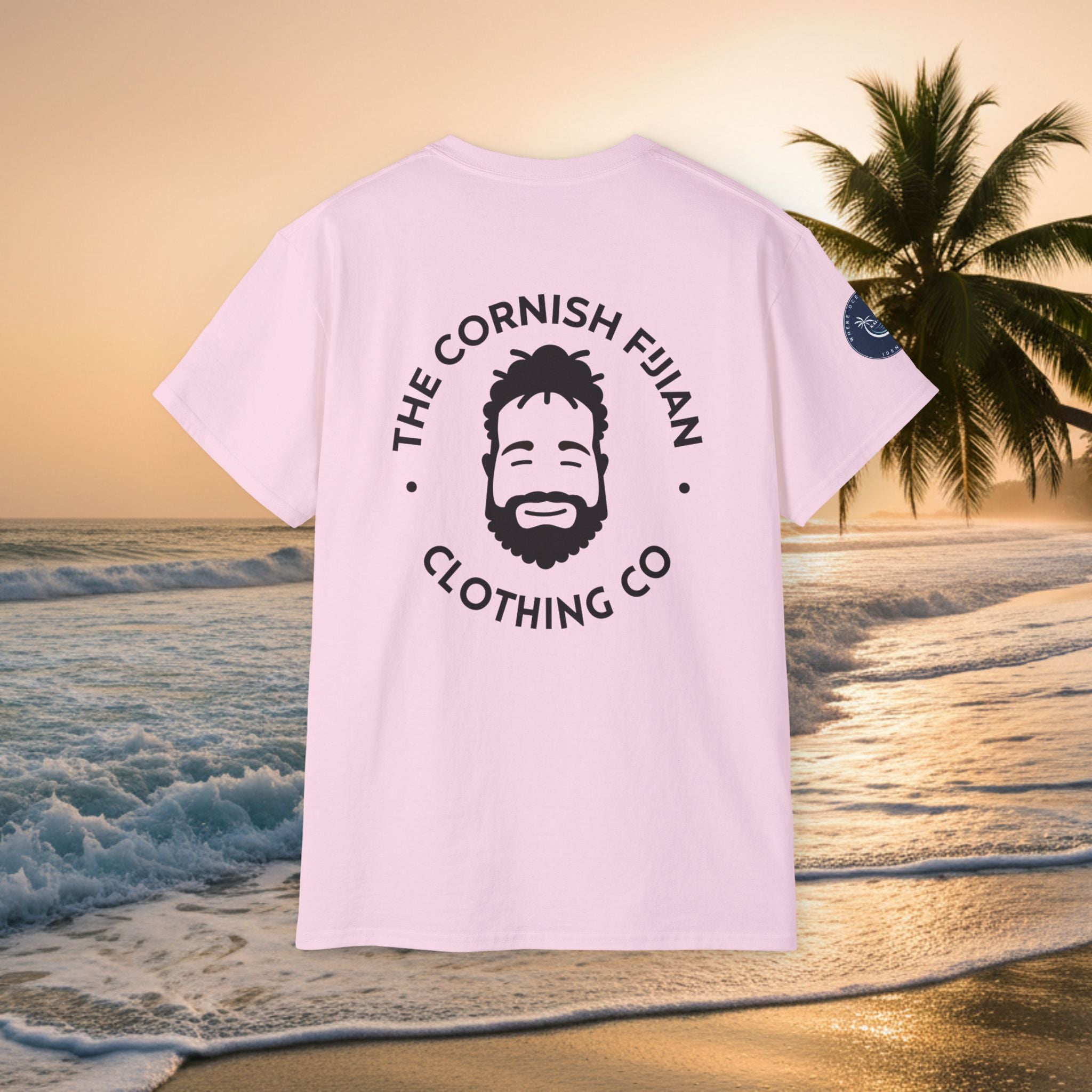 'The Cornish Fijian' Logo Medium Weight T-Shirt