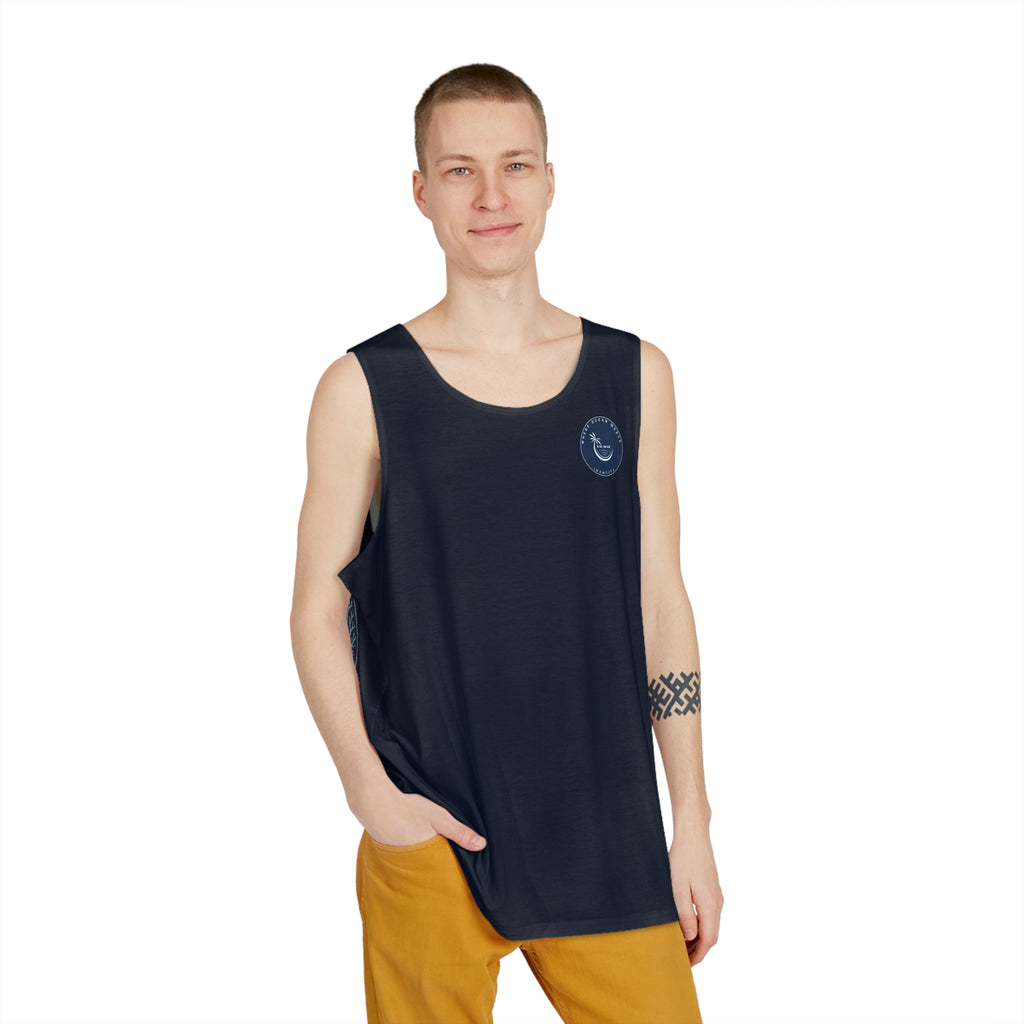 'Ocean Is My Escape'— Men's Marine Wildlife Graphic Tank Top