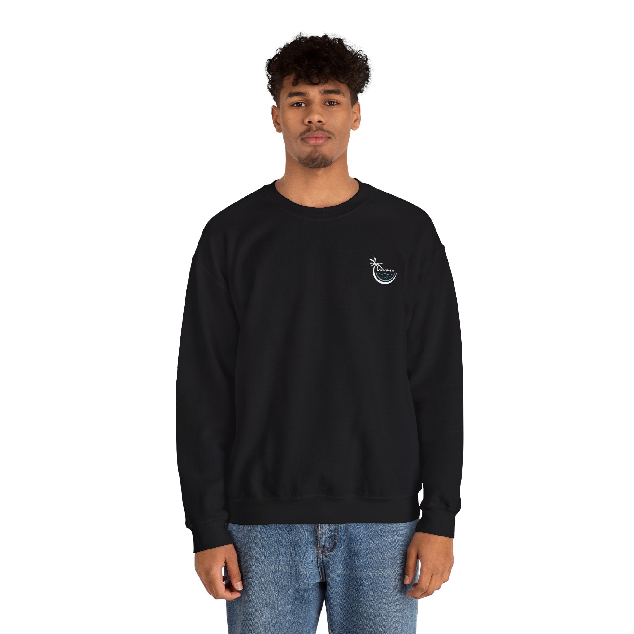 Keep Calm Crewneck Sweatshirt — "Keep Calm and Let Jesus Take the Wheel"