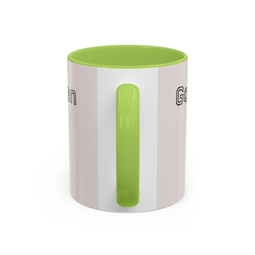 Motivational Accent Coffee Mug — "God Made It Happen" Inspirational Latte Mug
