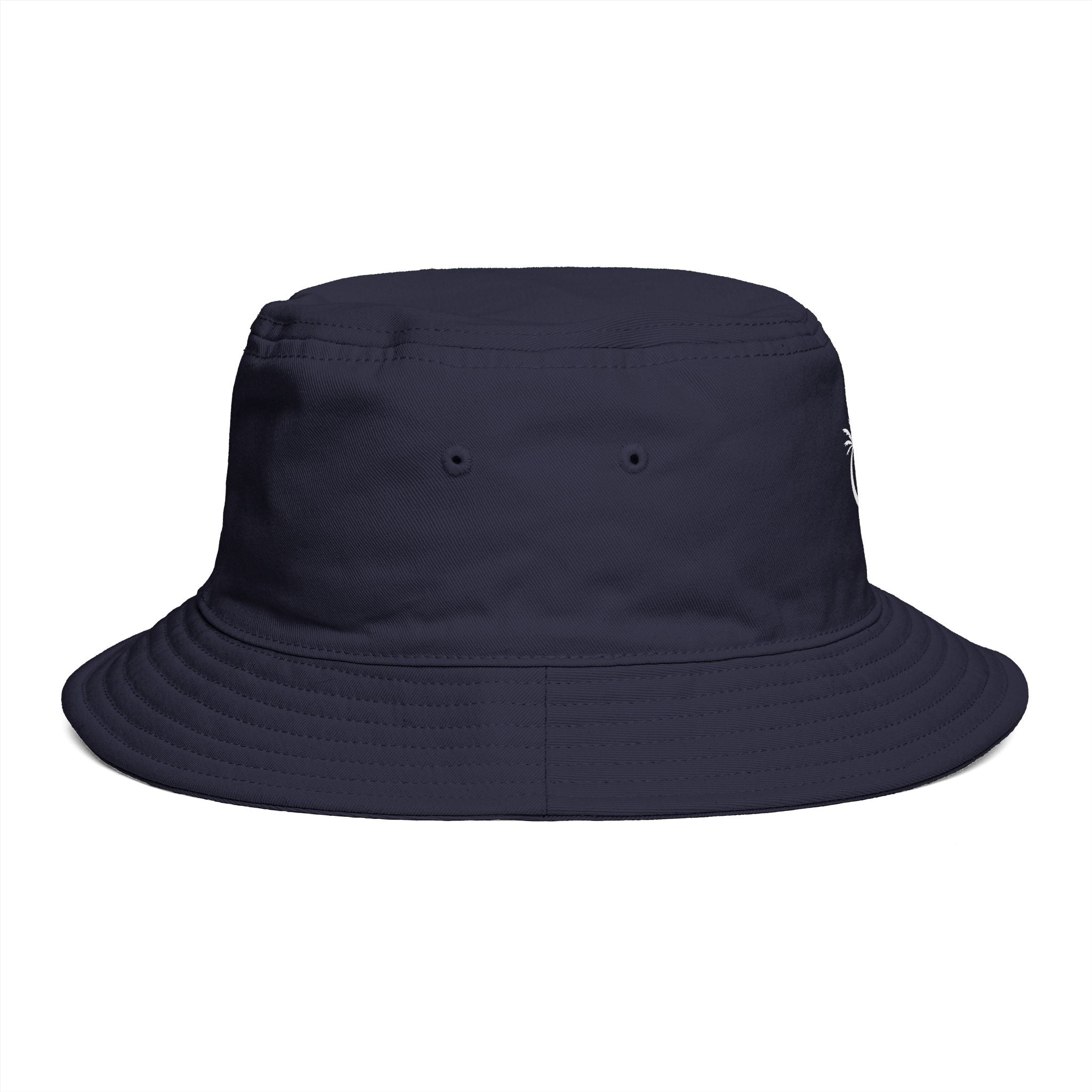 Bucket Hat – 'Kai-Waii' Tropical Palm Logo Beach Bucket Hat