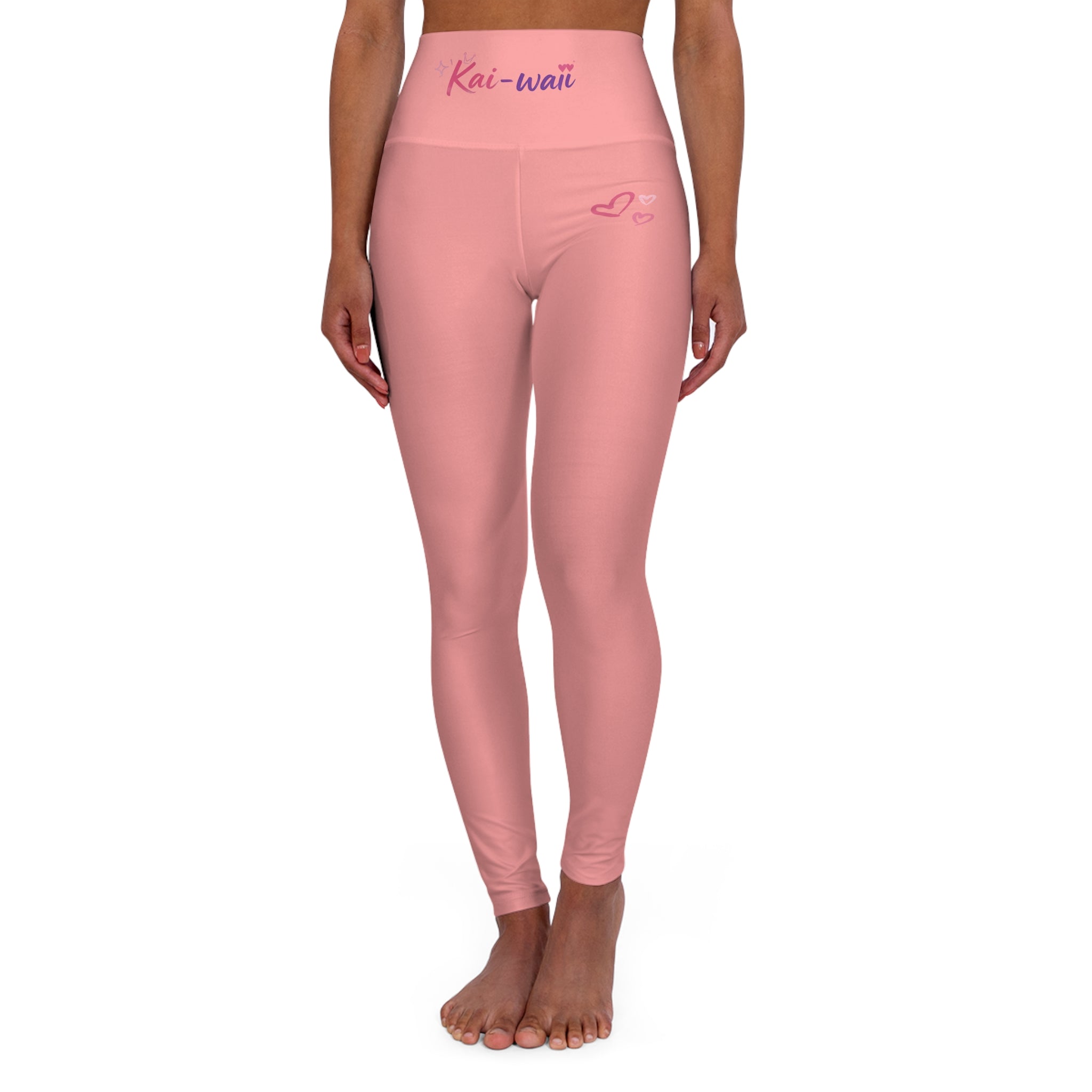 Kai-Waii High-Waisted Pink Leggings