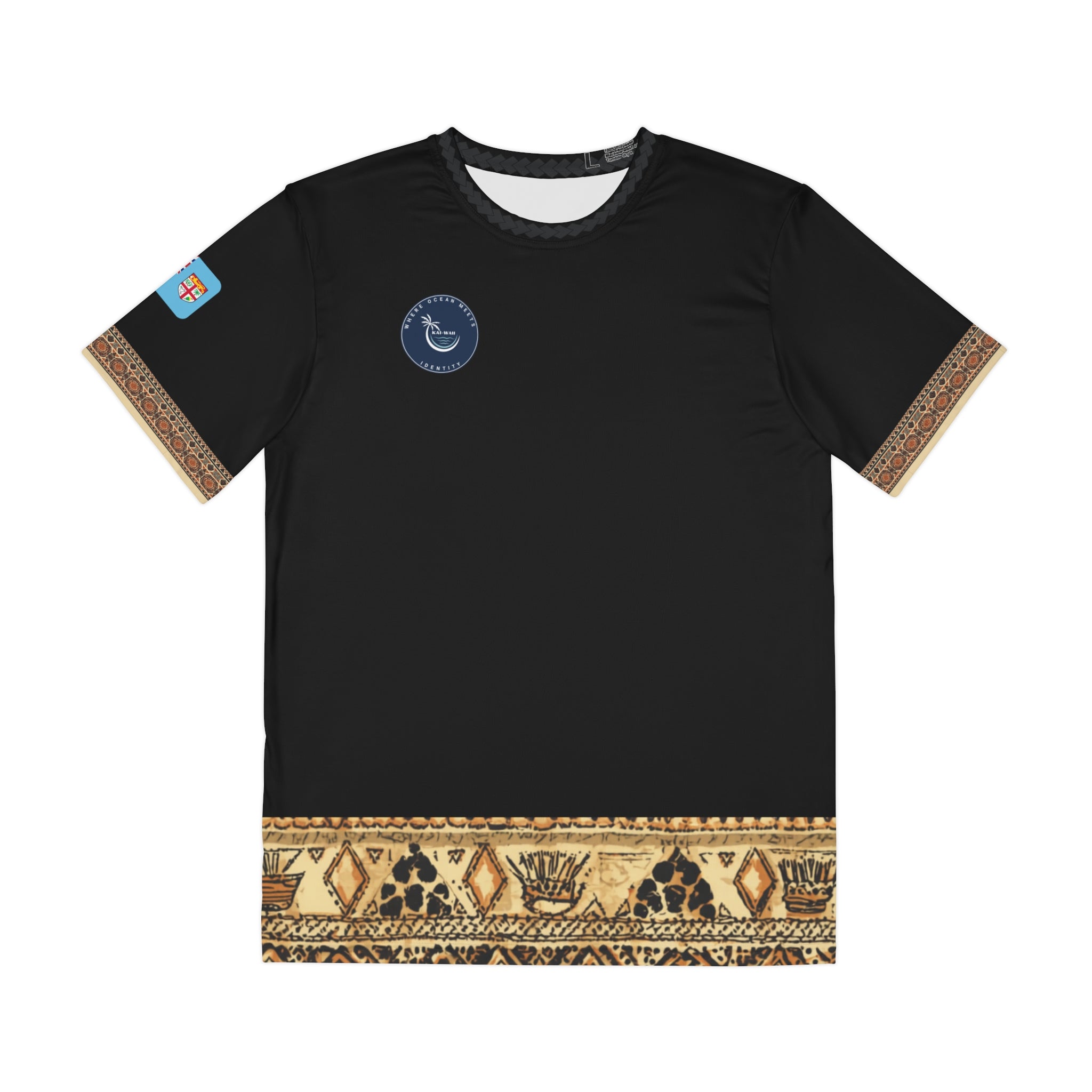KAI-WAII Tribal Print Polyester Tee