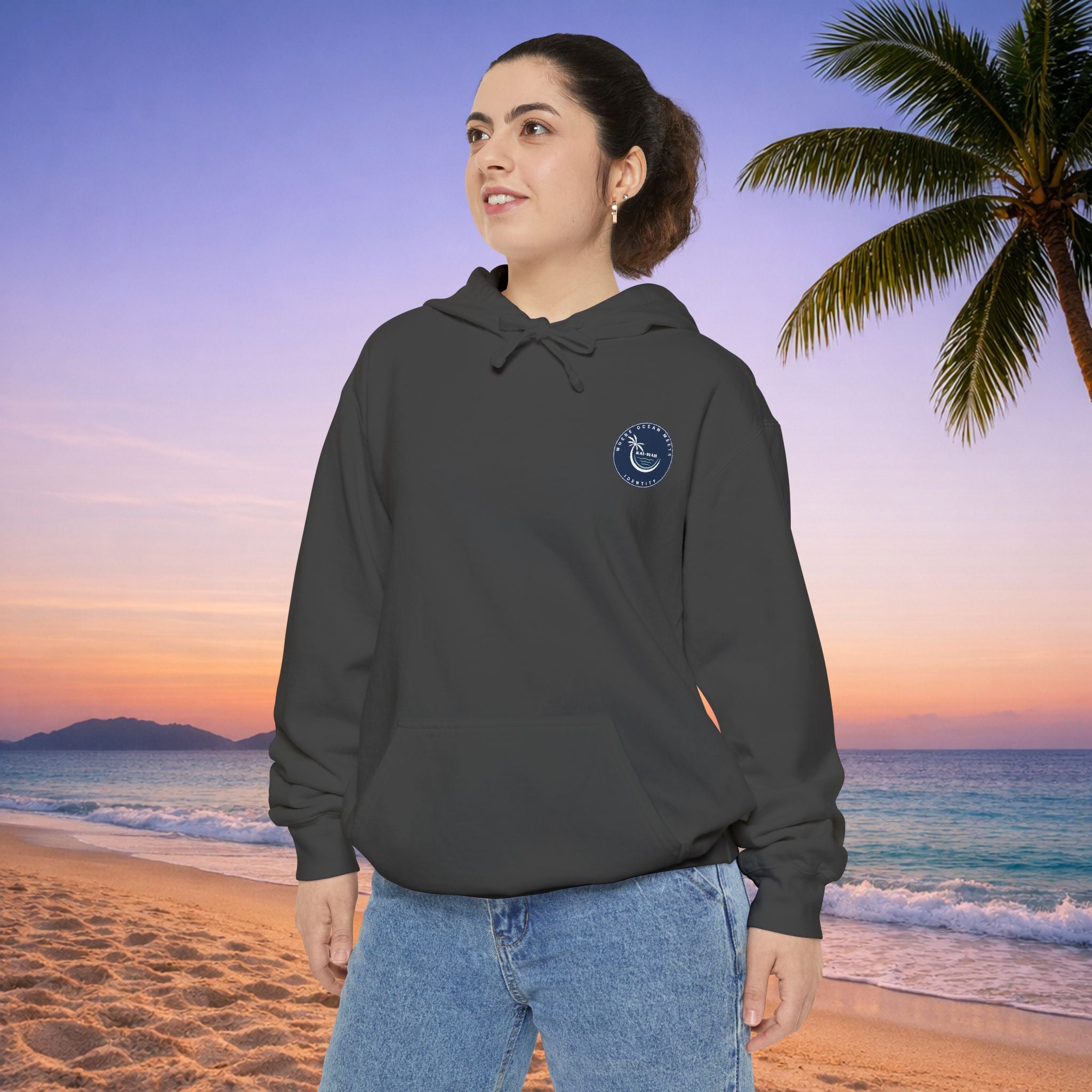 Hoodie - "Keep Calm and Let Jesus Take the Wheel" Nautical Graphic Hoodie