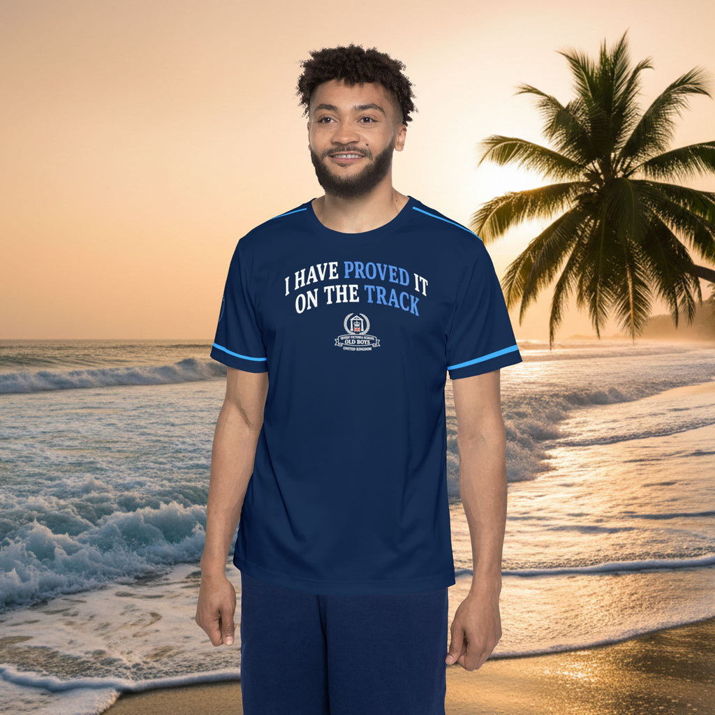 QVSOB UK - 'Victorian Heritage' Men's Sports Jersey (Navy Blue)