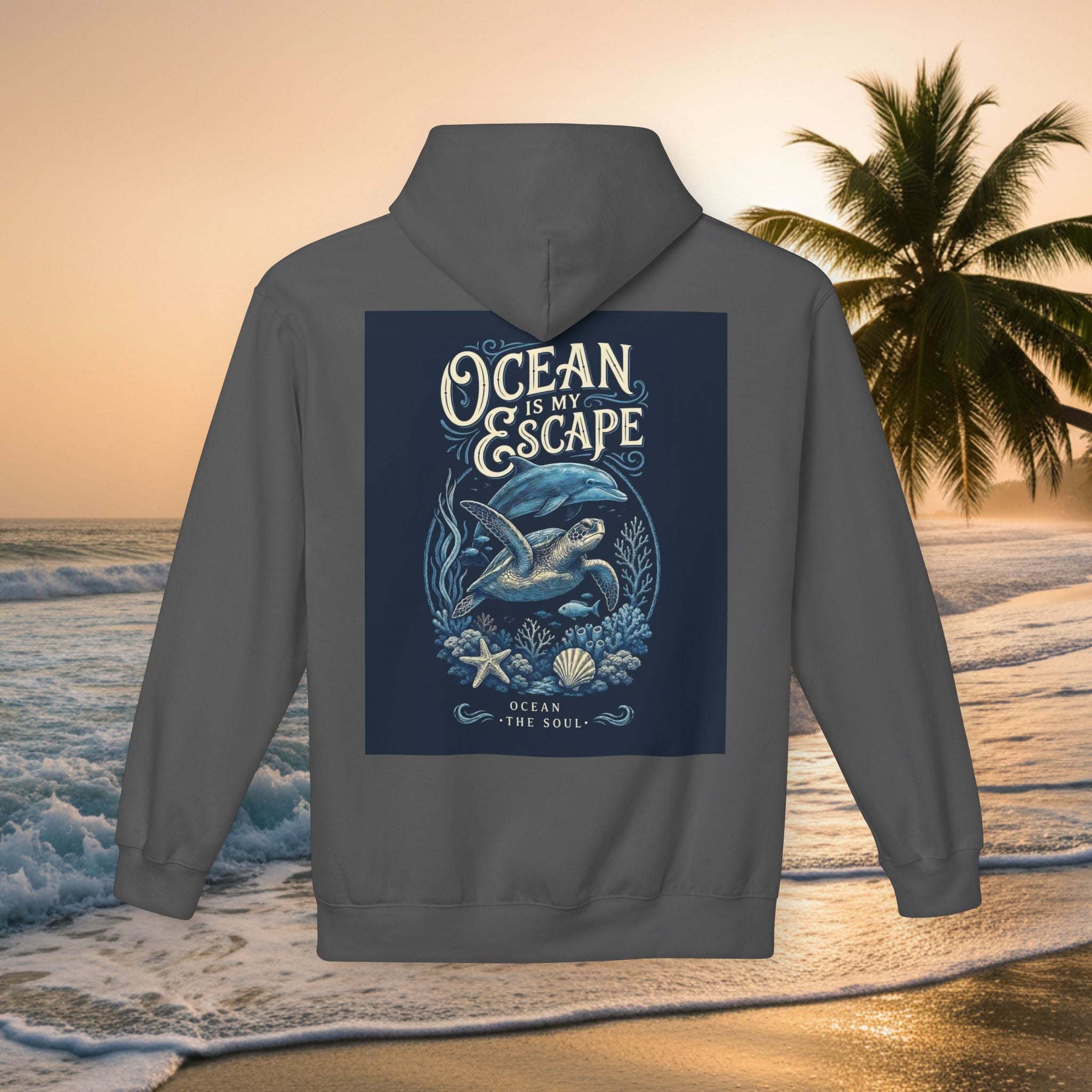 KAI-WAII Ocean Escape Hoodie — Graphic Pullover