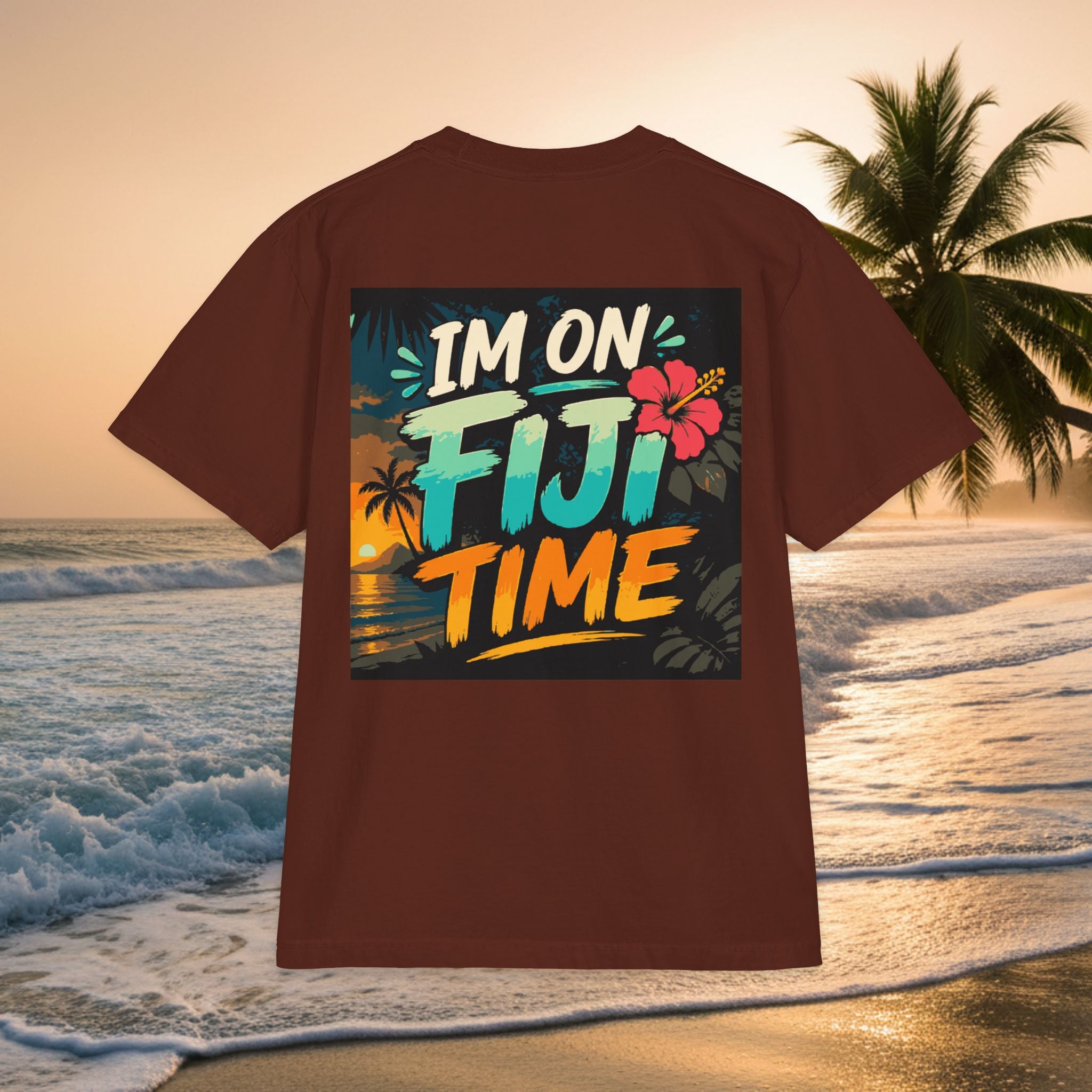 'I'm on Fiji Time' - Premium Tropical Vacation Tee