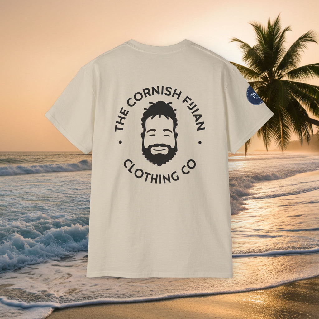 'The Cornish Fijian' Logo Medium Weight T-Shirt