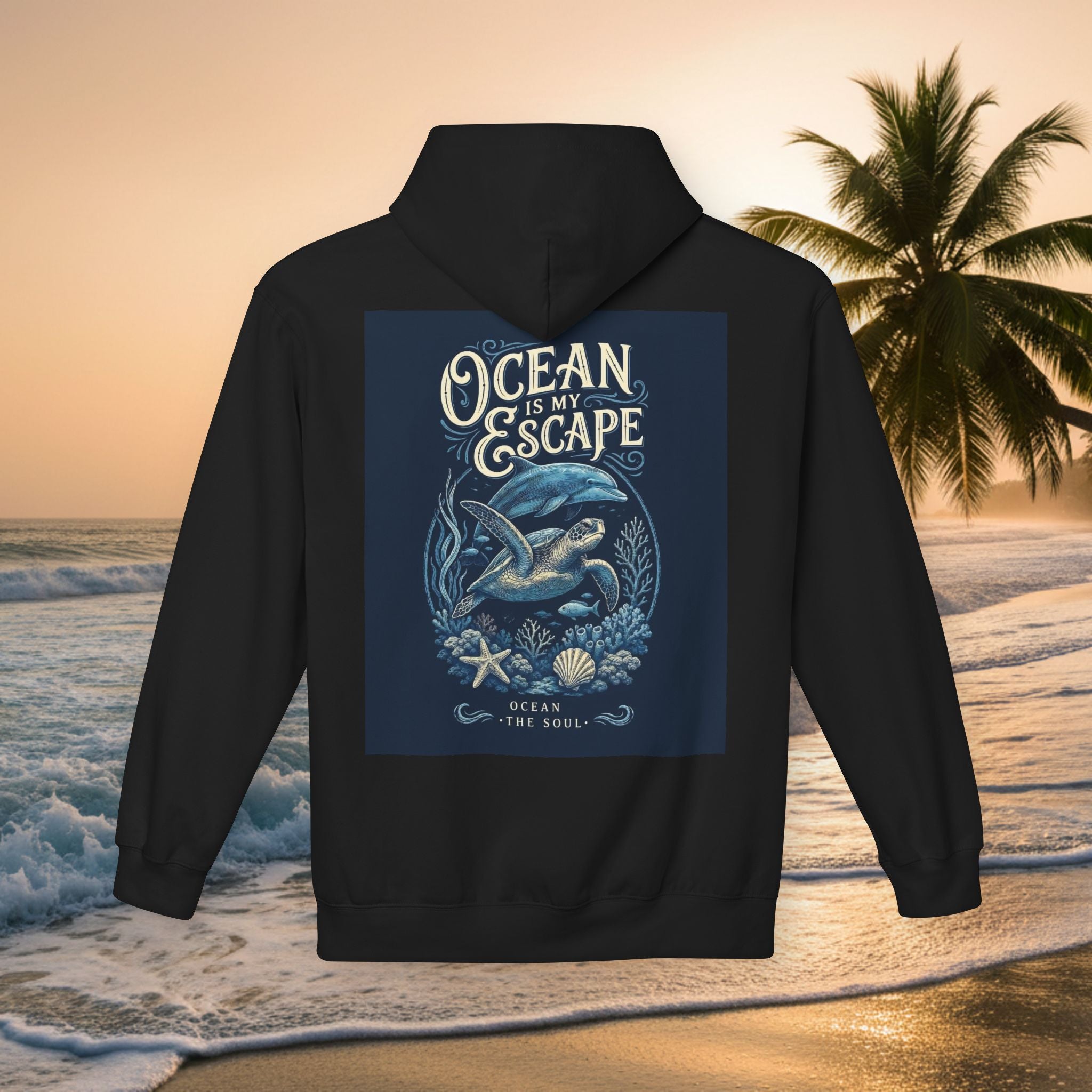 KAI-WAII Ocean Escape Hoodie — Graphic Pullover