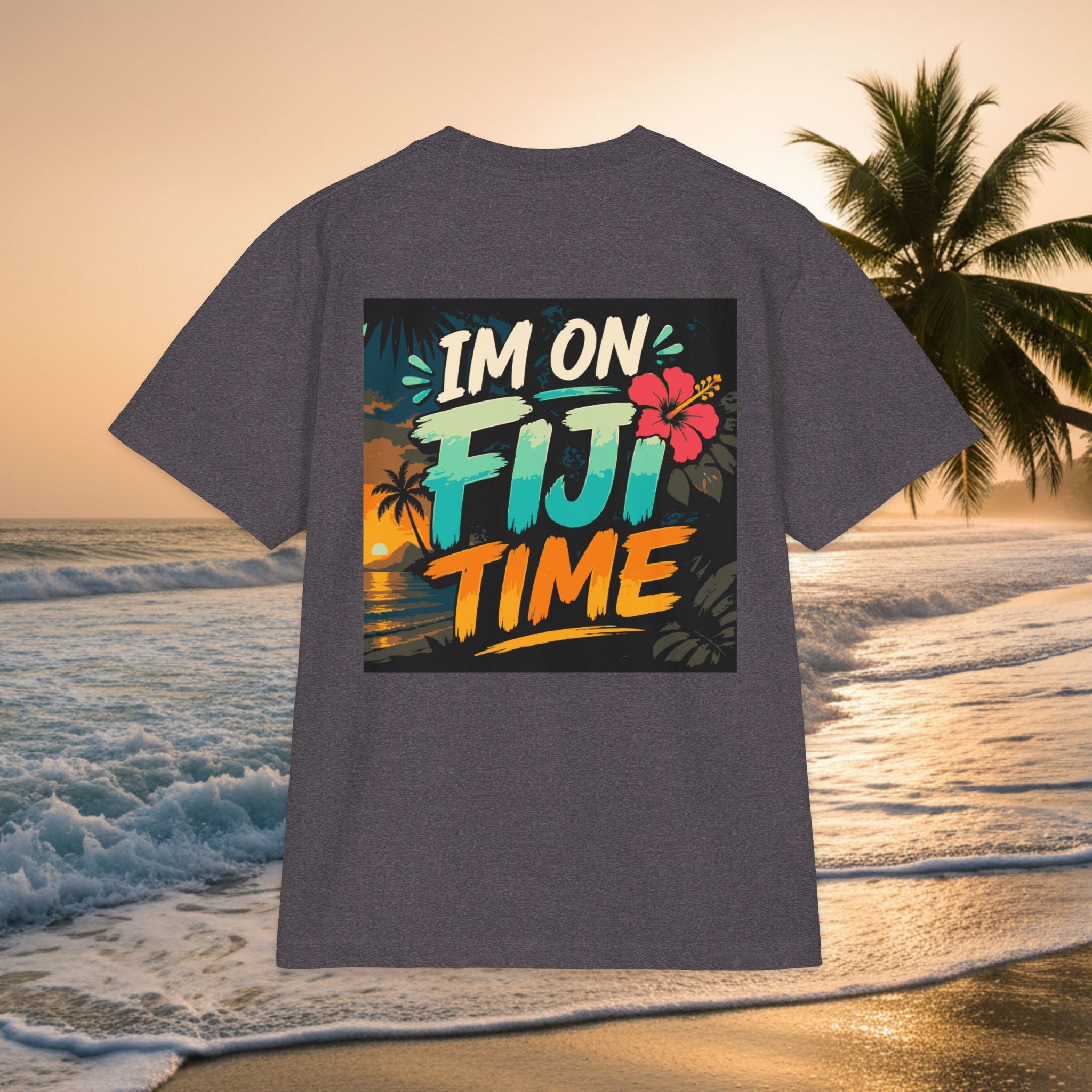 'I'm on Fiji Time' Tropical Vacation Tee