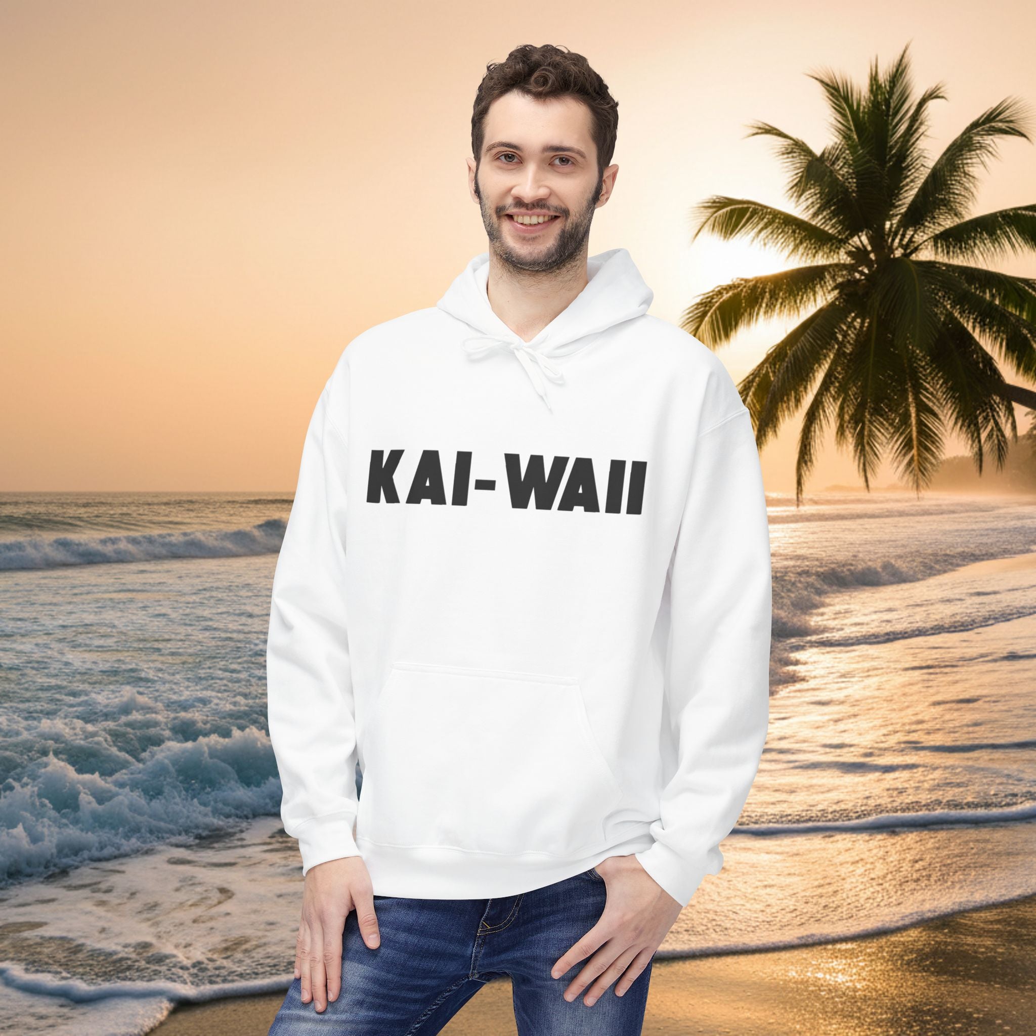 KAI-WAII Ocean Escape Hoodie — Graphic Pullover