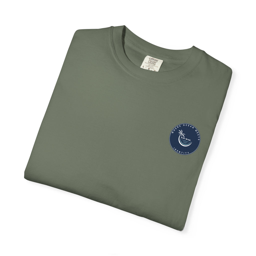 Graphic T-Shirt — "Shit I Don't Have Time For" Beach Sunset Crew Tee