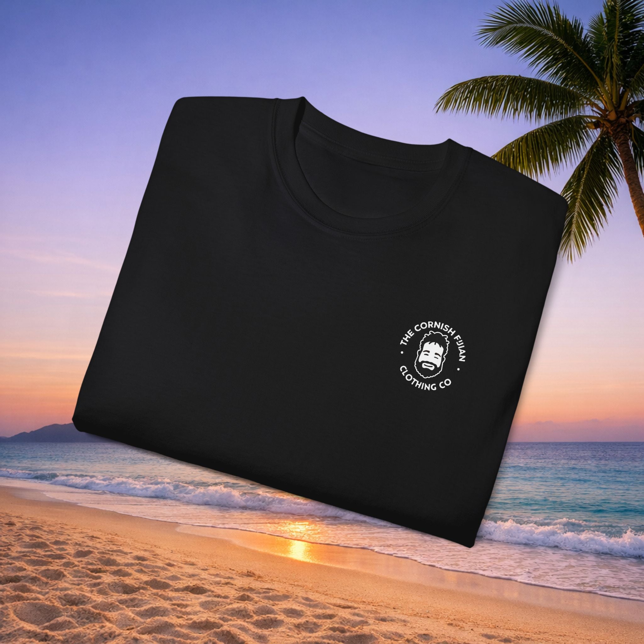 'The Cornish Fijian' Logo Tee — Medium weight T-shirt