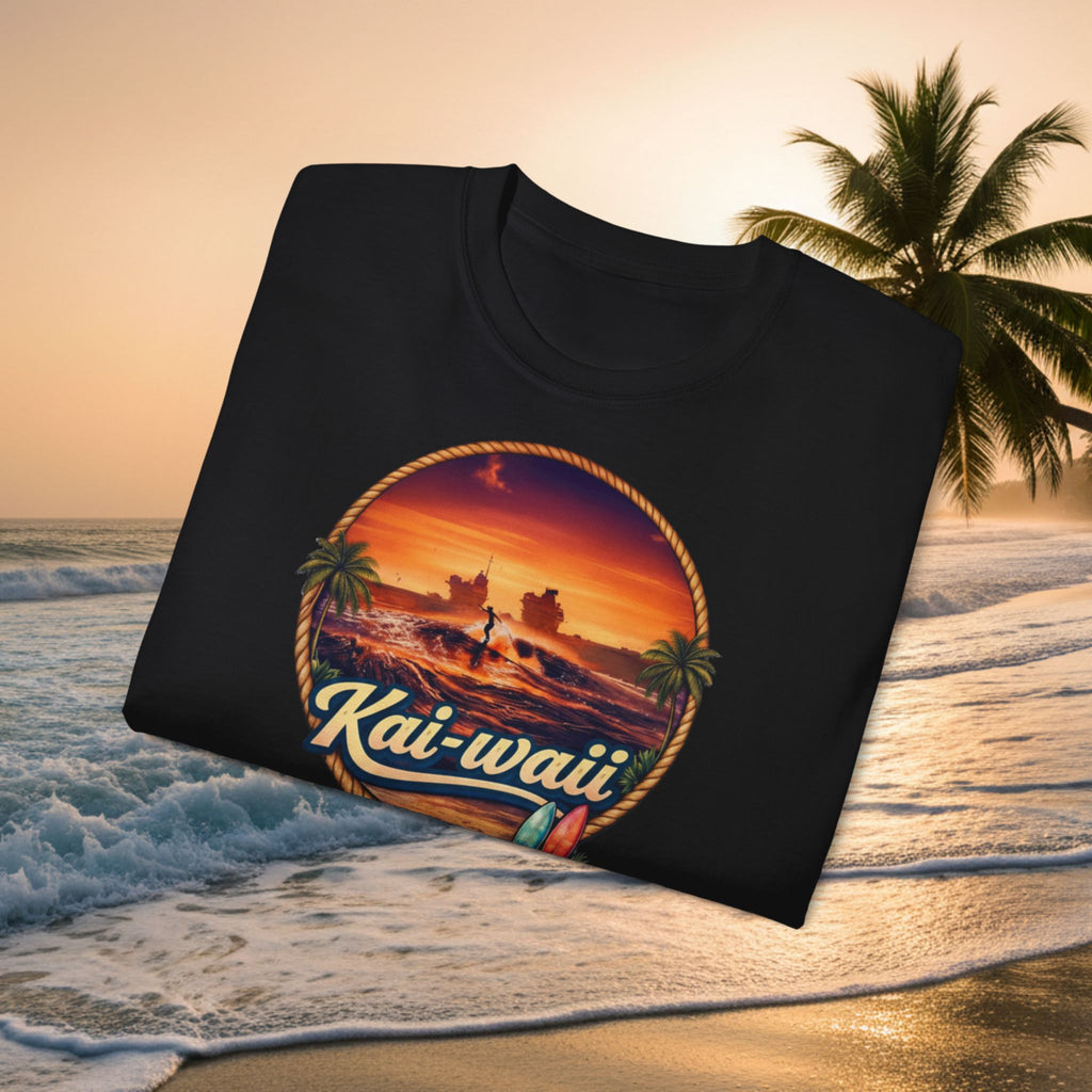 Kai-waii Sunset Surf T-Shirt