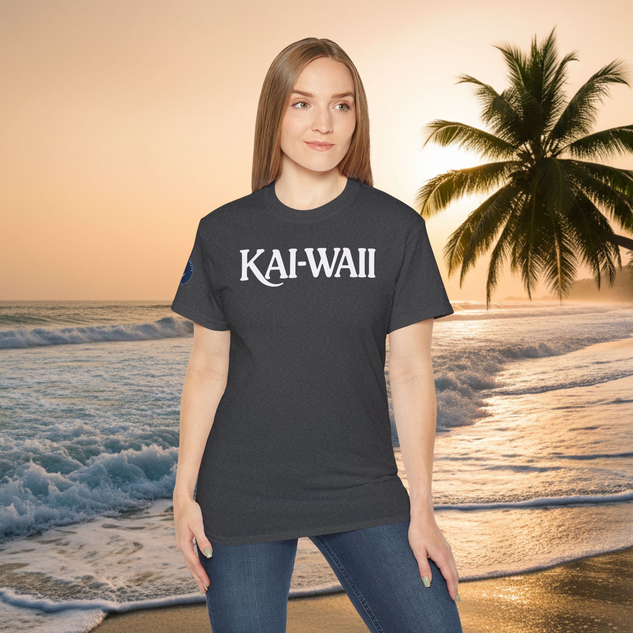 KAI-WAII Beach T-Shirt — Vintage Hawaiian Surf Tee