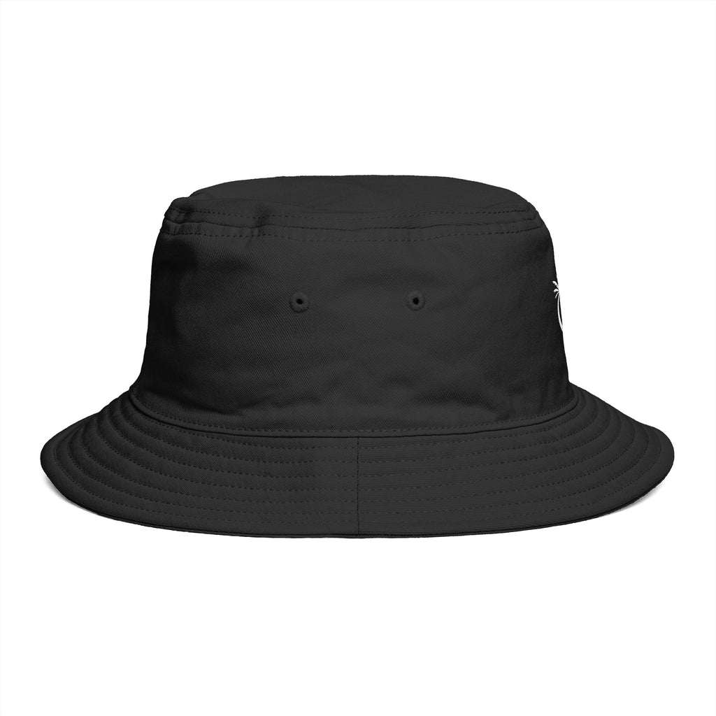 Bucket Hat – 'Kai-Waii' Tropical Palm Logo Beach Bucket Hat