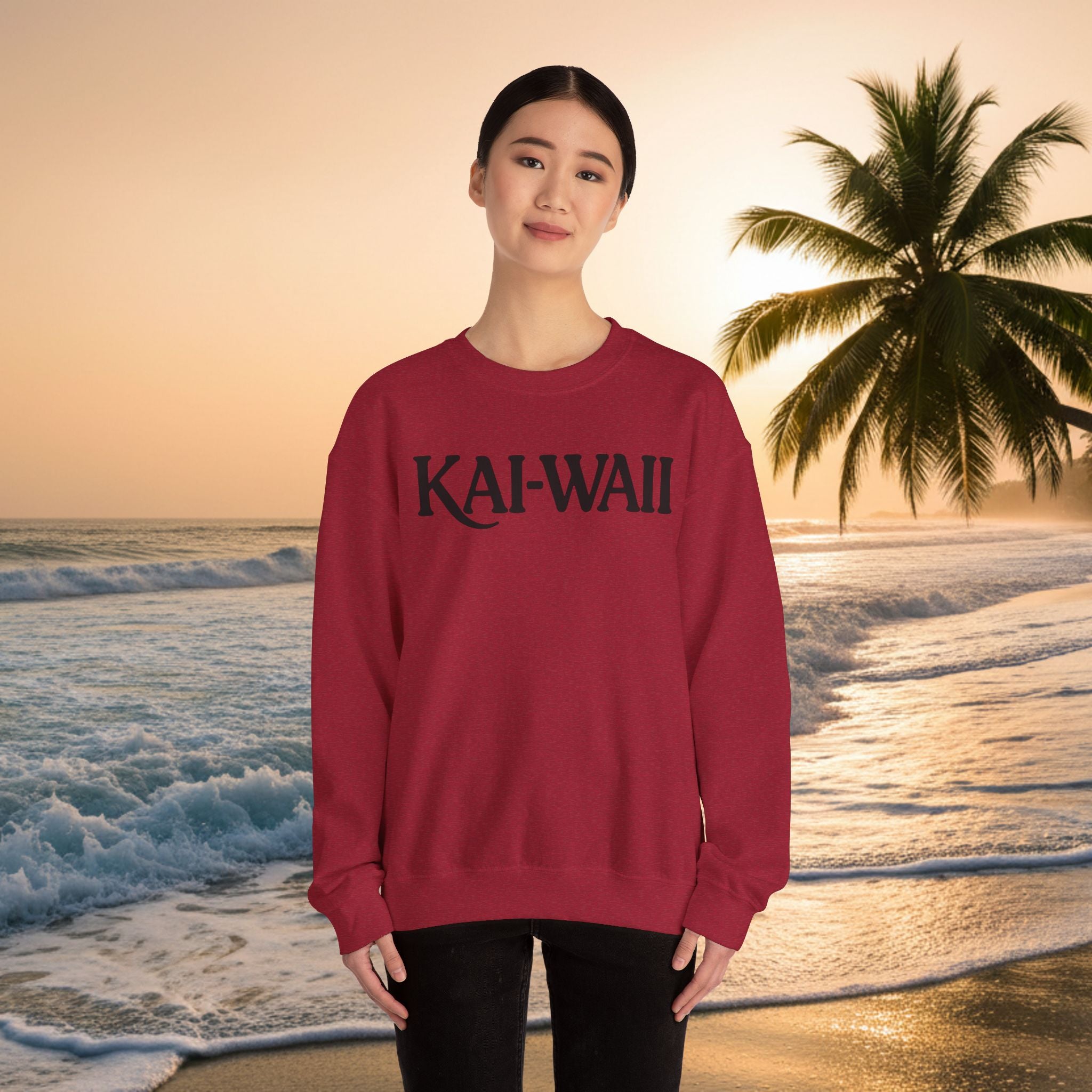 Crewneck Sweatshirt — "Keep Calm and Let Jesus Take the Wheel"