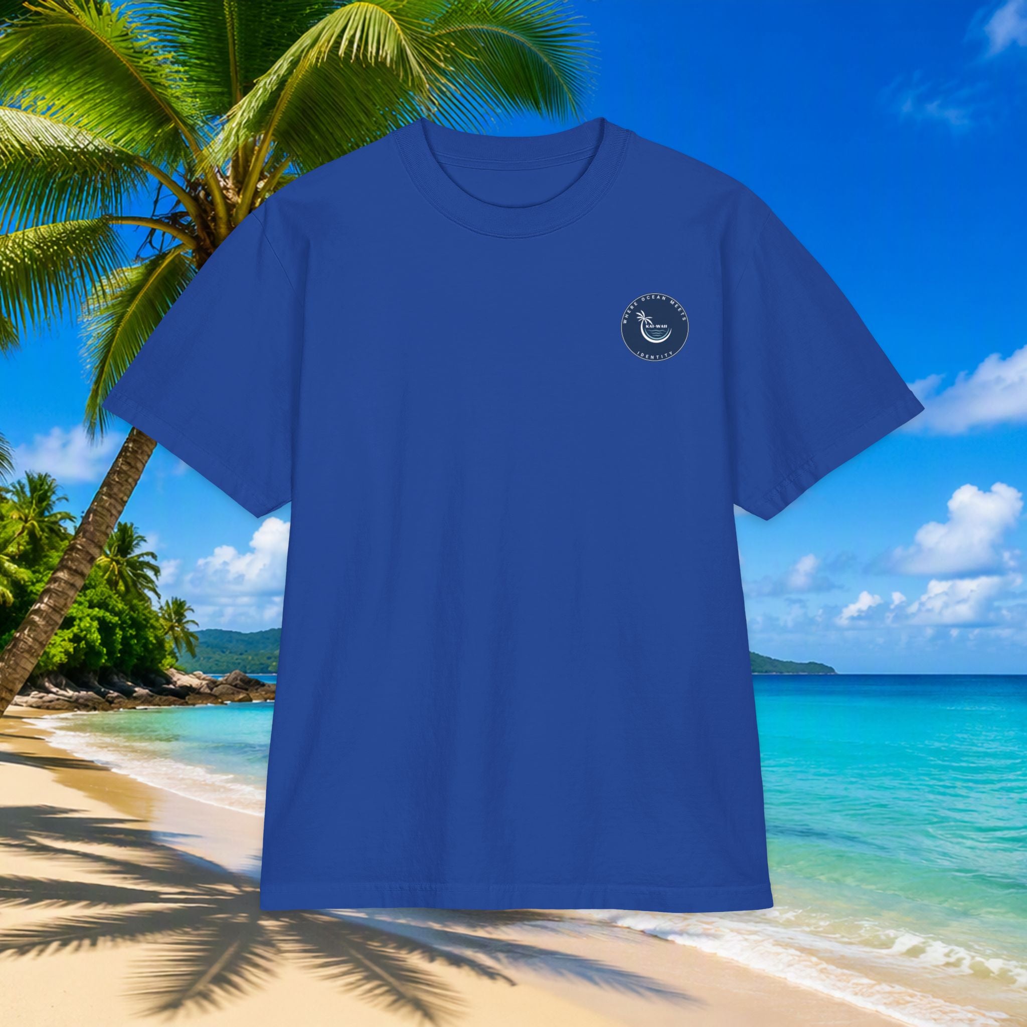 Ocean Is My Escape T‑Shirt — Coastal Whale & Seashell Premium Graphic Tee