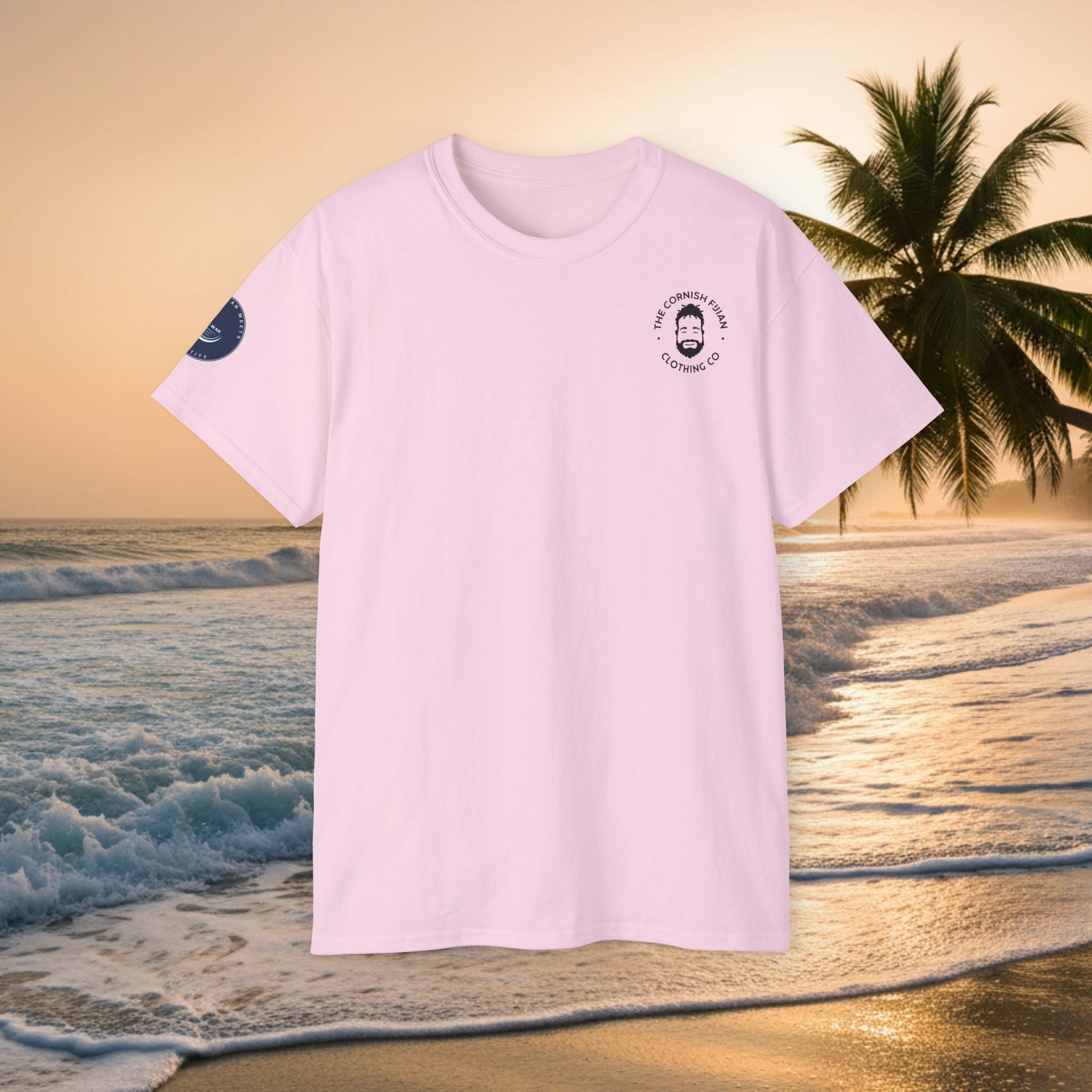 'The Cornish Fijian' Logo Medium Weight T-Shirt