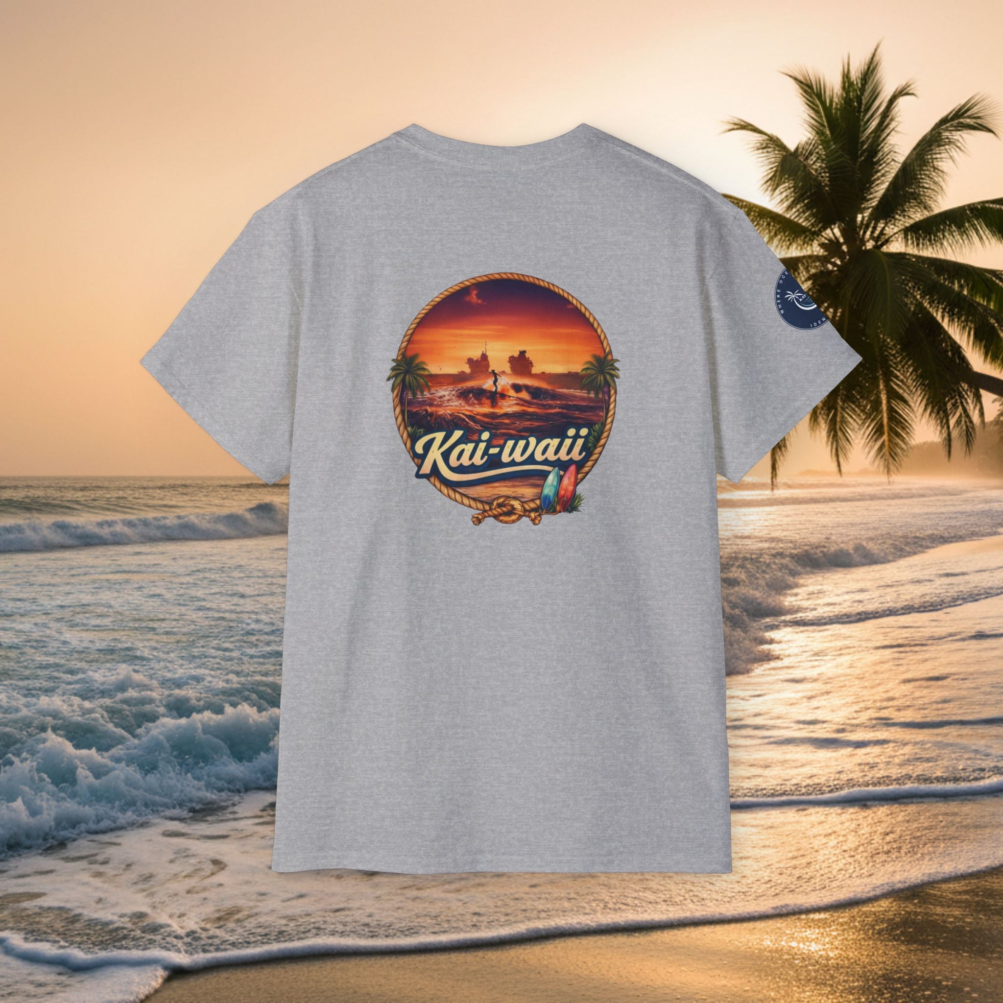 KAI-WAII Sunset Surf T-Shirt