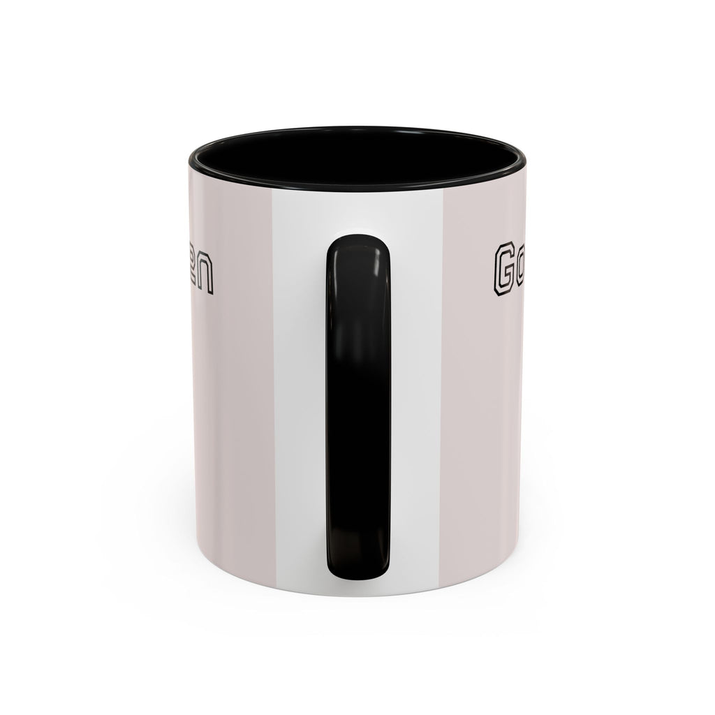 Motivational Accent Coffee Mug — "God Made It Happen" Inspirational Latte Mug
