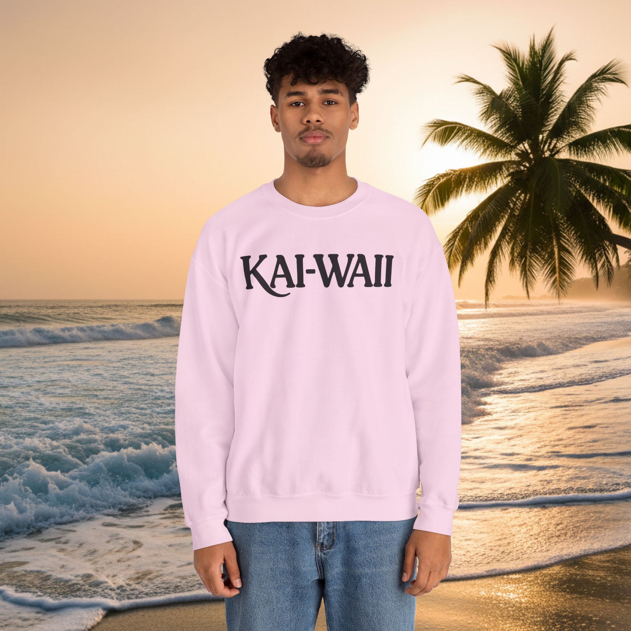 Crewneck Sweatshirt — "Keep Calm and Let Jesus Take the Wheel"