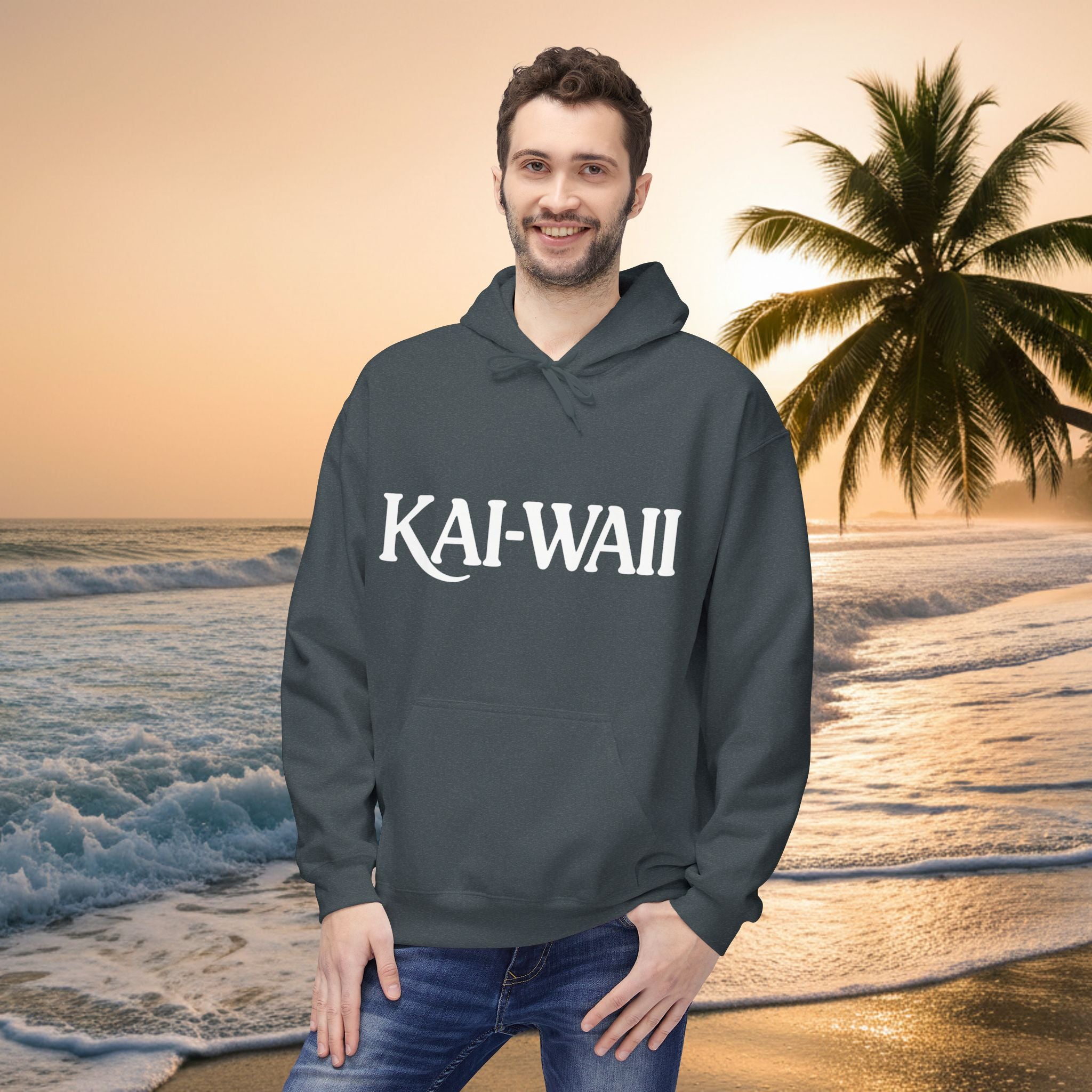 KAI-WAII Ocean Escape Hoodie — Graphic Pullover
