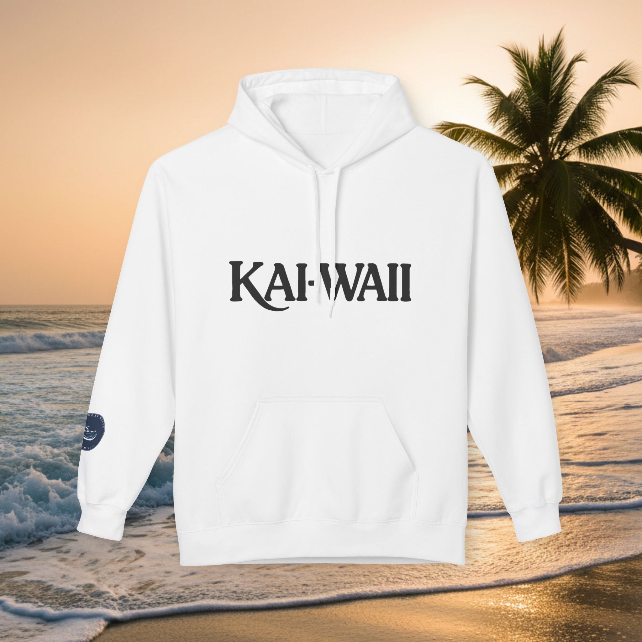 KAI-WAII Bold Text Hoodie — Minimalist Streetwear Pullover