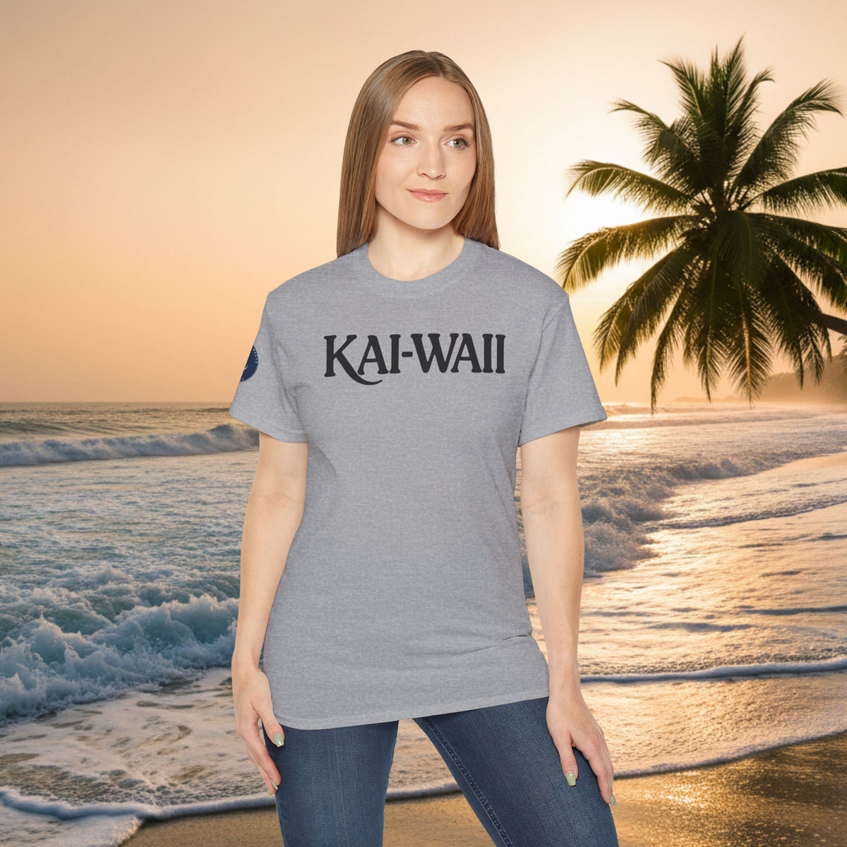 KAI-WAII Beach T-Shirt — Vintage Hawaiian Surf Tee