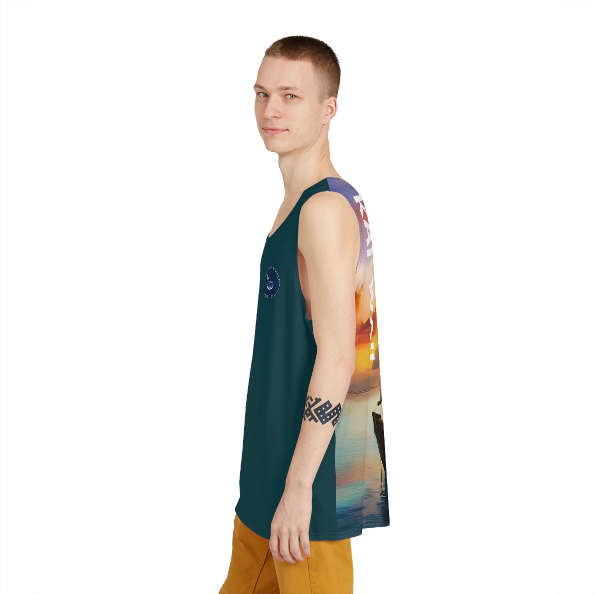 Sailboat Sunset Tank Top — 'KAI-WAII' Beach Print