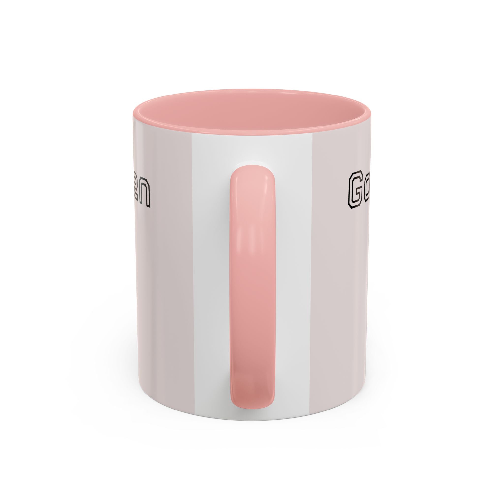 Motivational Accent Coffee Mug — "God Made It Happen" Inspirational Latte Mug