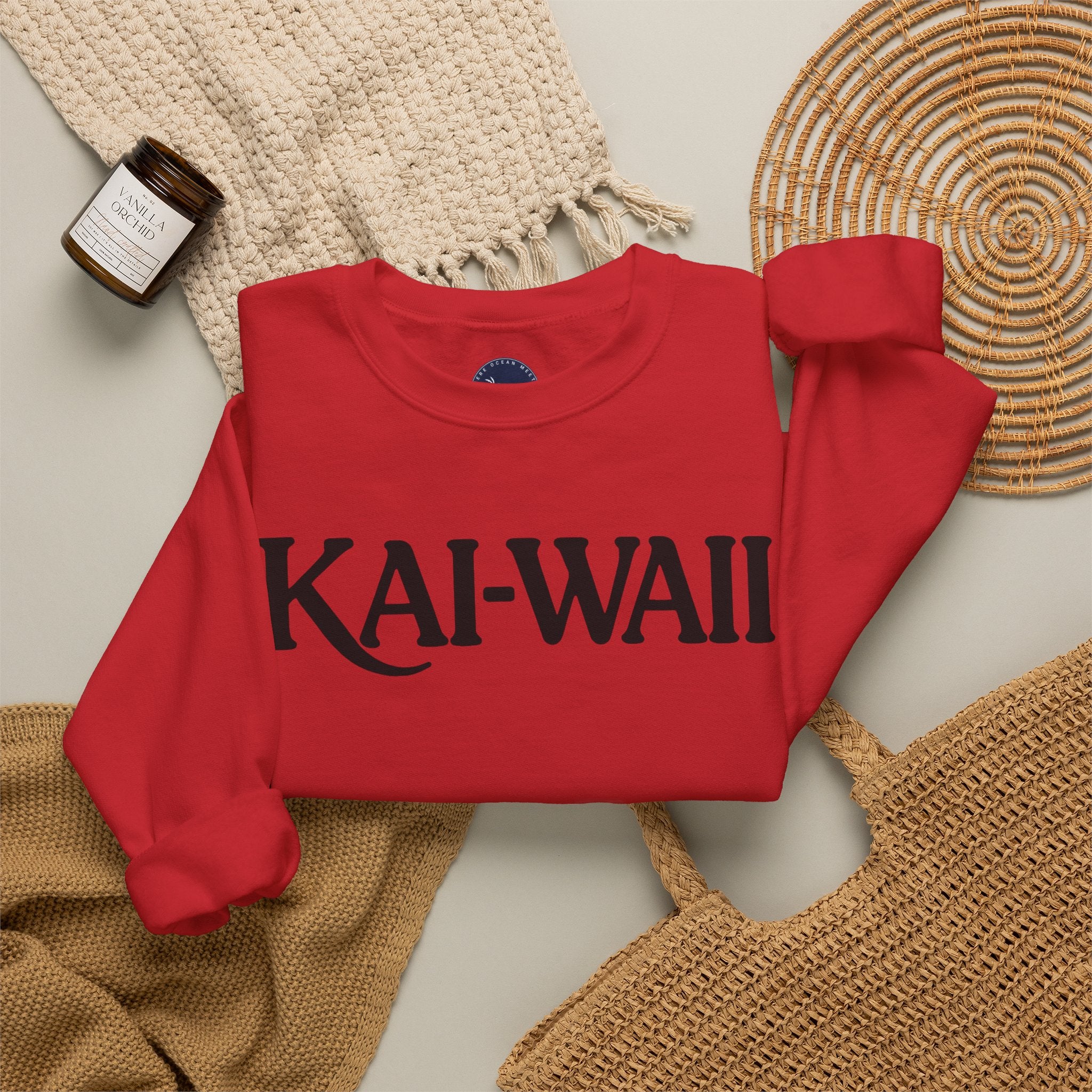Crewneck Sweatshirt — "Keep Calm and Let Jesus Take the Wheel"