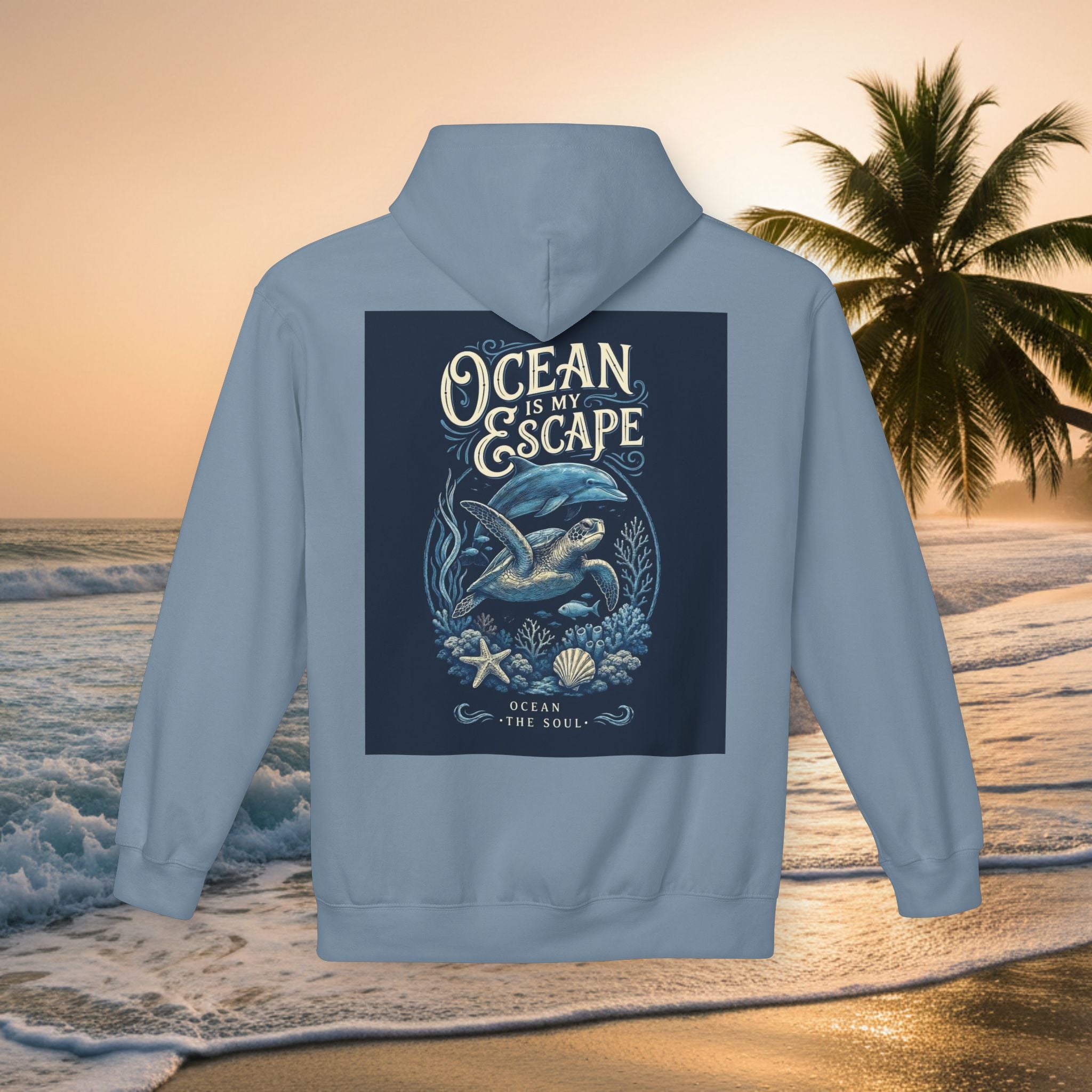 KAI-WAII Ocean Escape Hoodie — Graphic Pullover