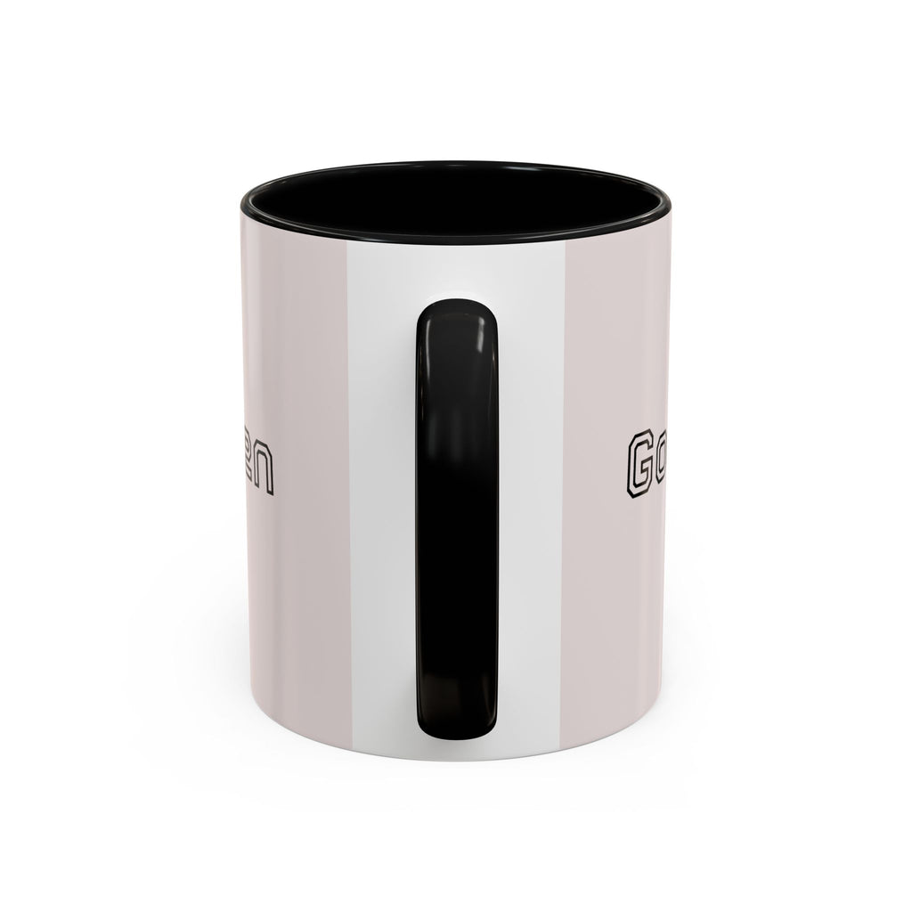 Motivational Accent Coffee Mug — "God Made It Happen" Inspirational Latte Mug